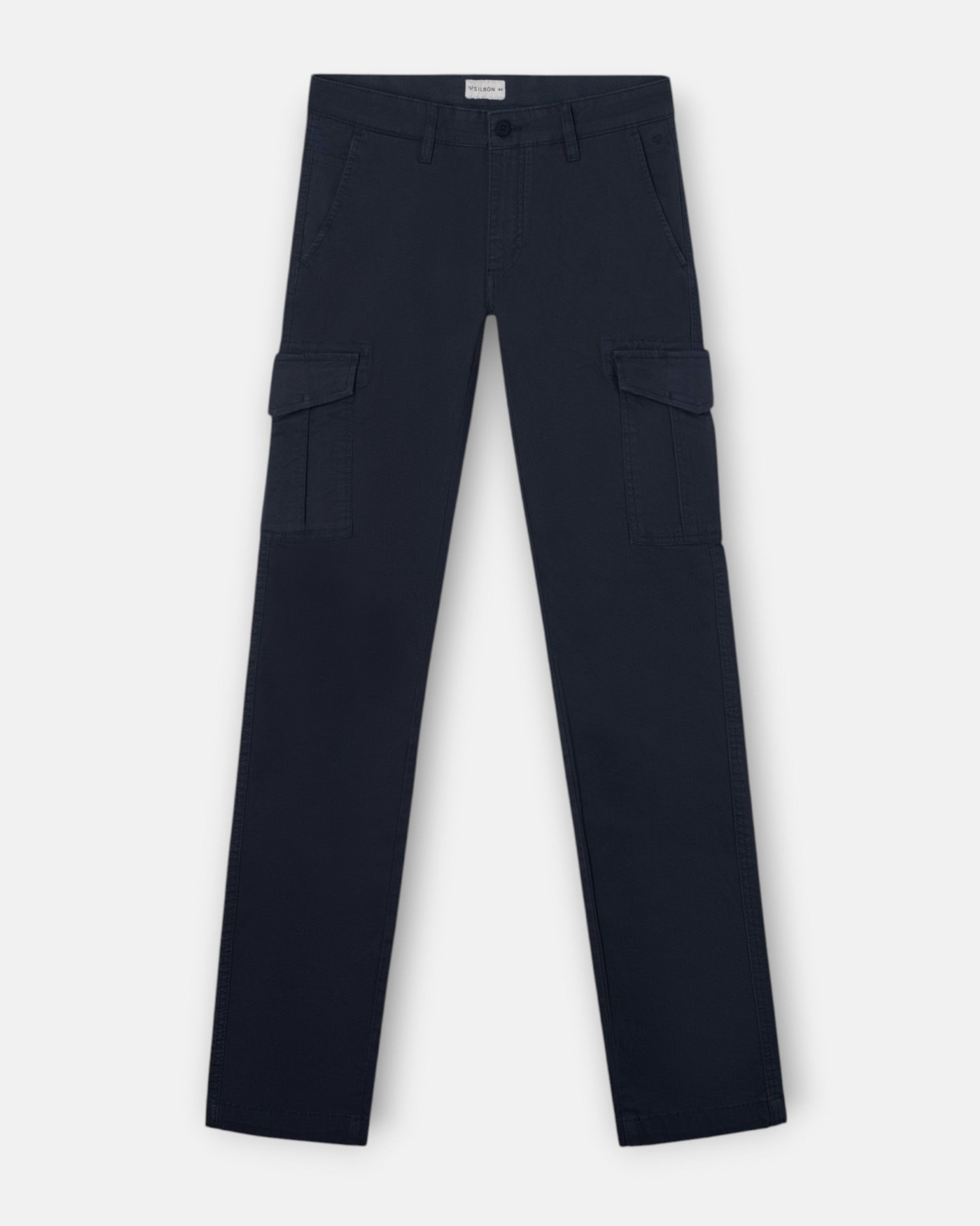 Pantalón de hombre sport cargo - Silbon - Azul marino Azul marino-5