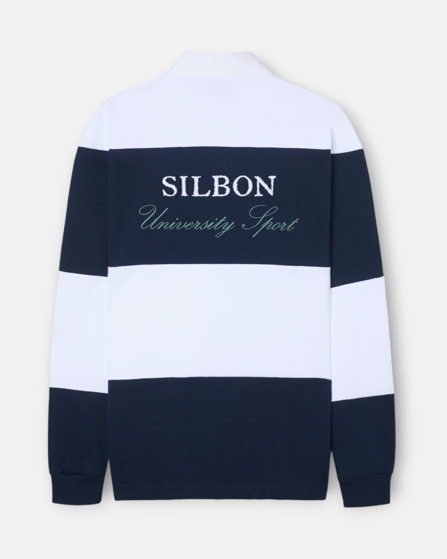 Imagen 2 de Polo de hombre clásico rugby rayas - Silbon - Azul marino Azul marino