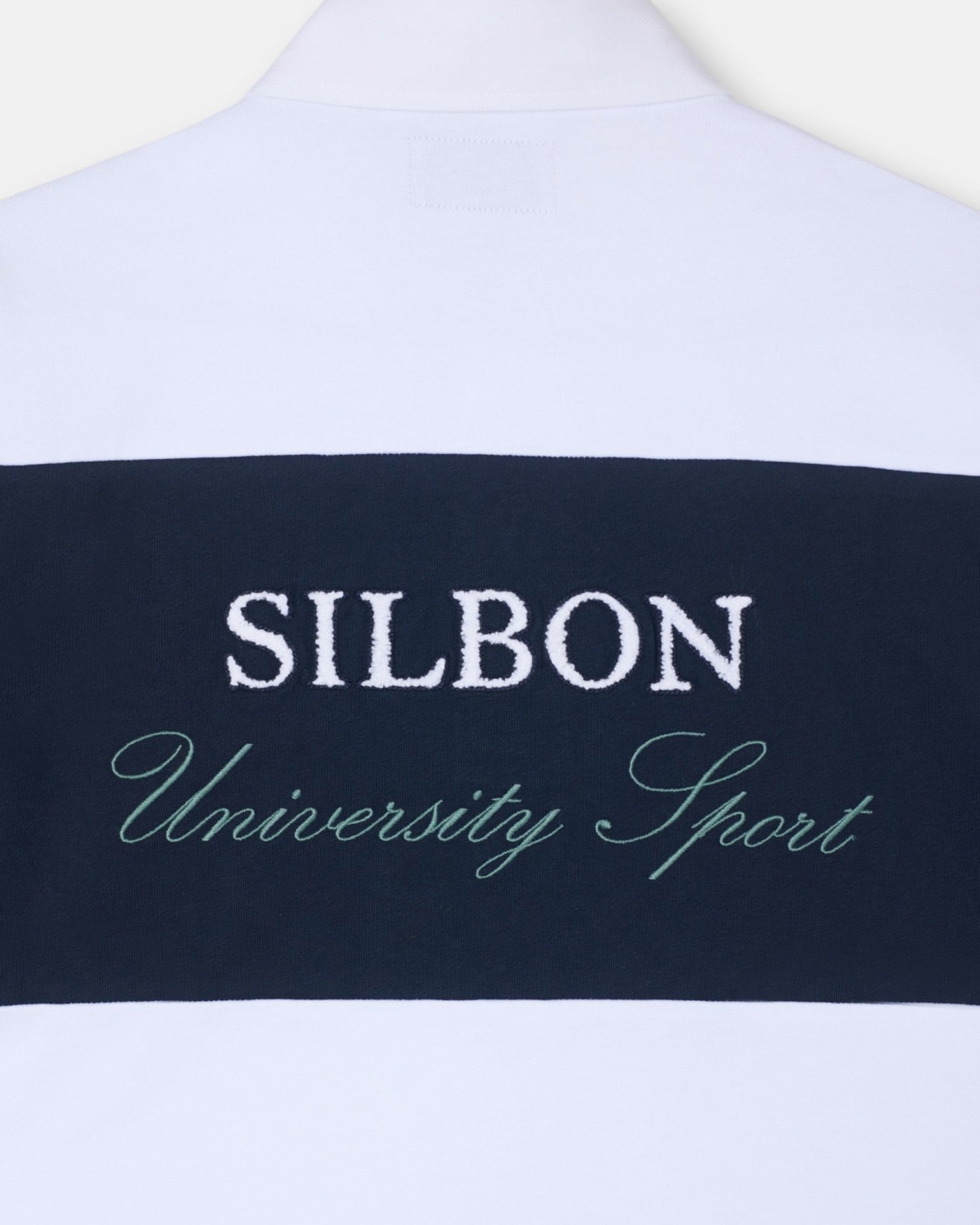 Imagen 4 de Polo de hombre clásico rugby rayas - Silbon - Azul marino Azul marino