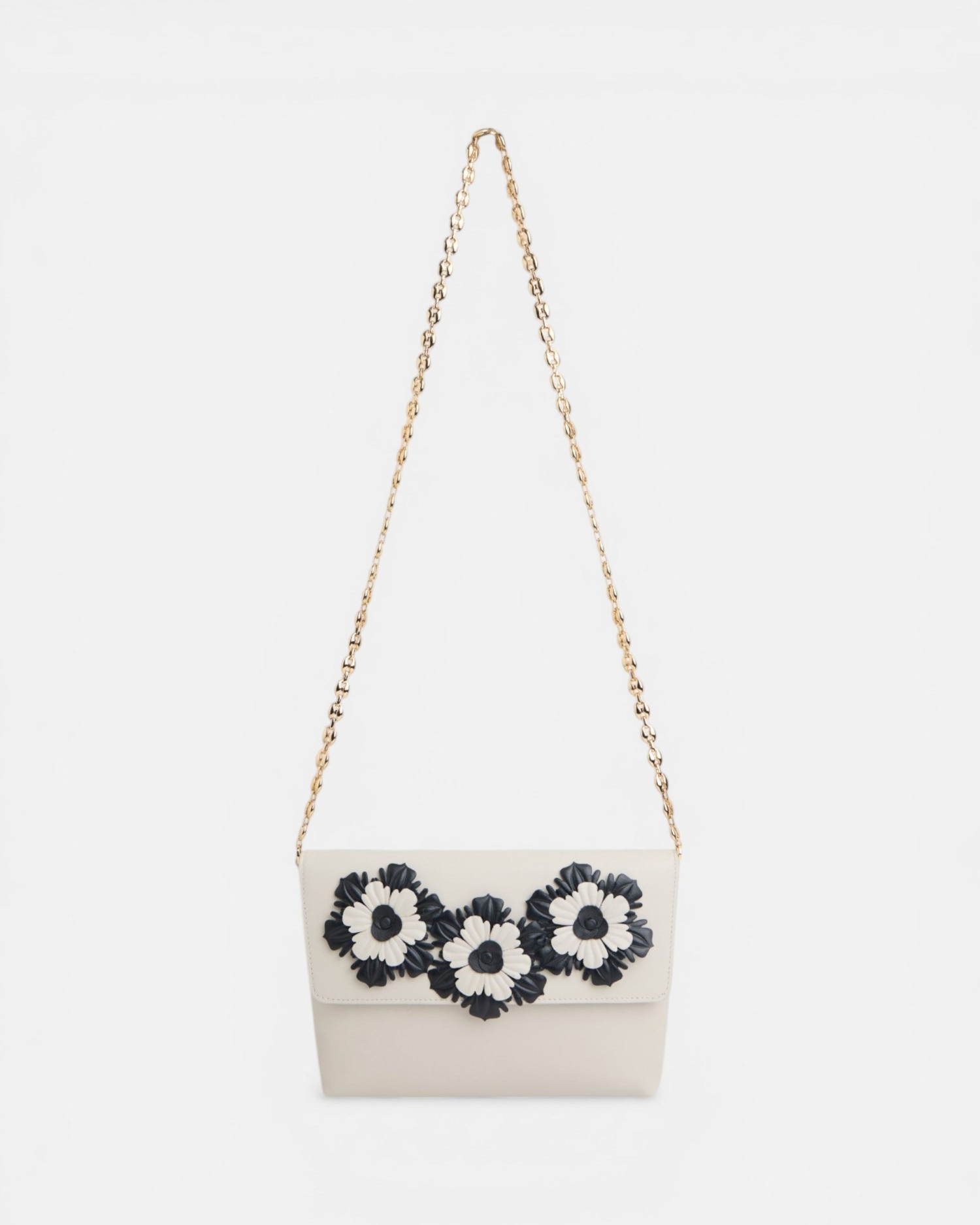 Bolso de fiesta velada piel - Silbon - Crudo Crudo-5