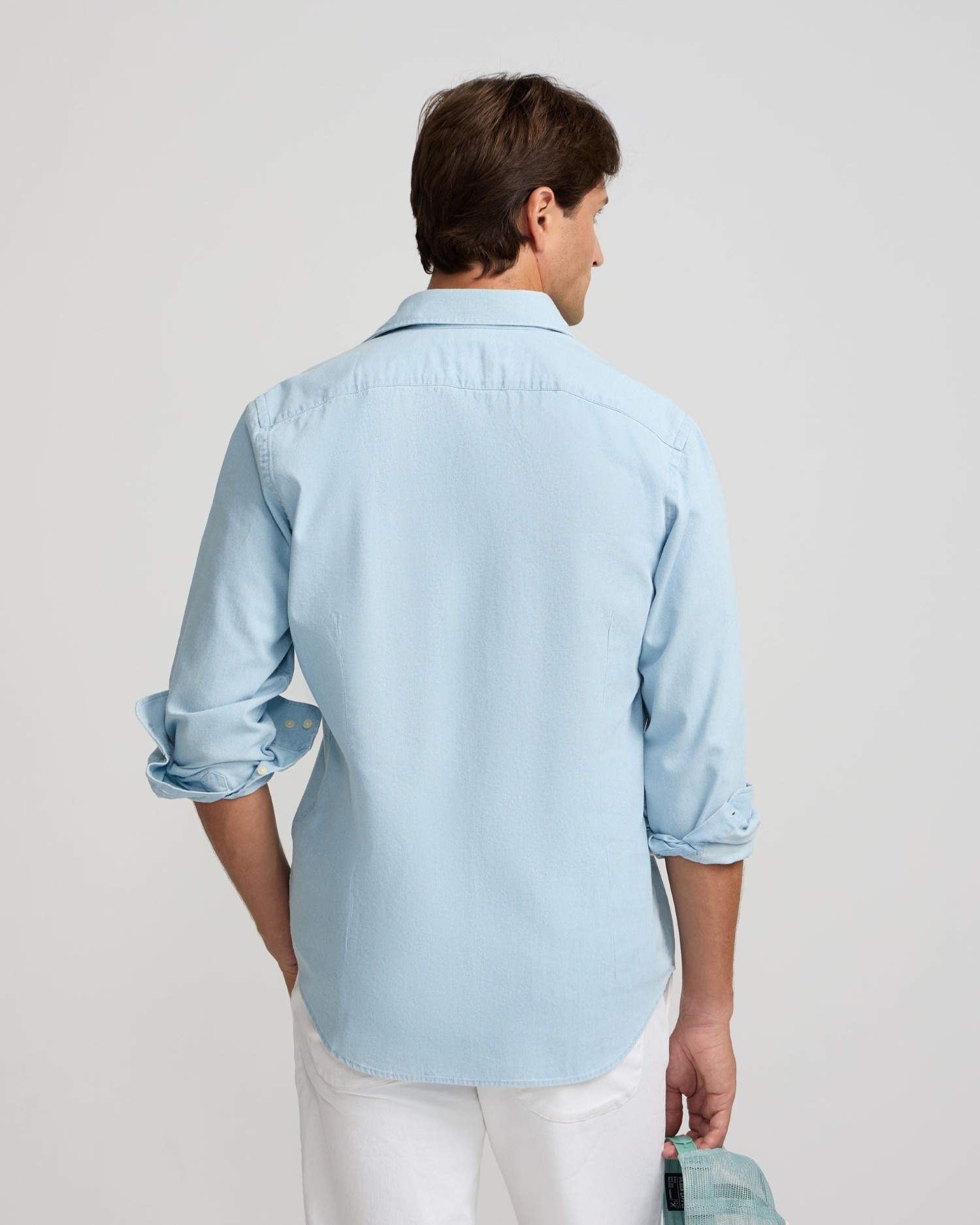 Polera sport de hombre denim - Silbon - Azul claro Azul claro-2