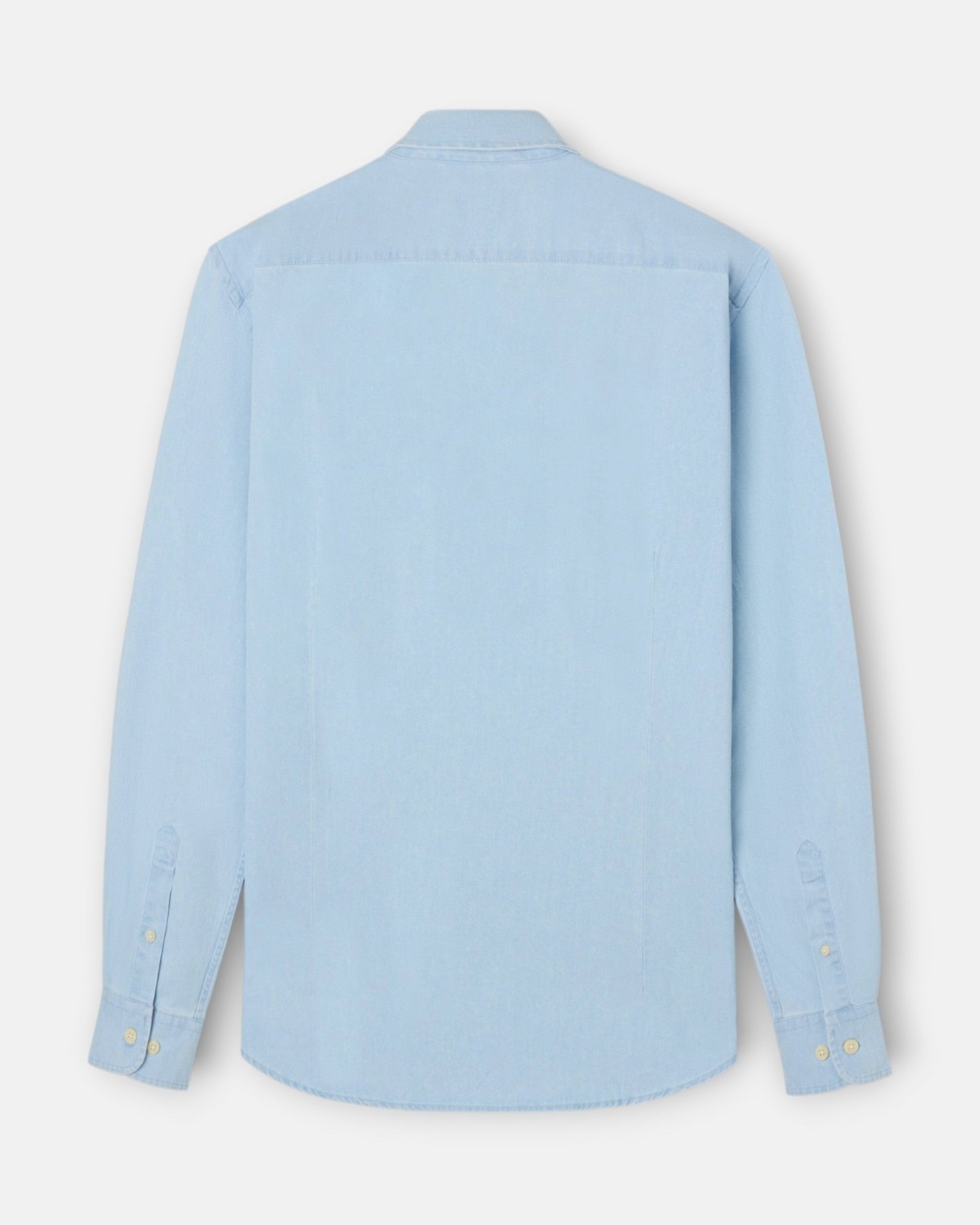 Polera sport de hombre denim - Silbon - Azul claro Azul claro-4