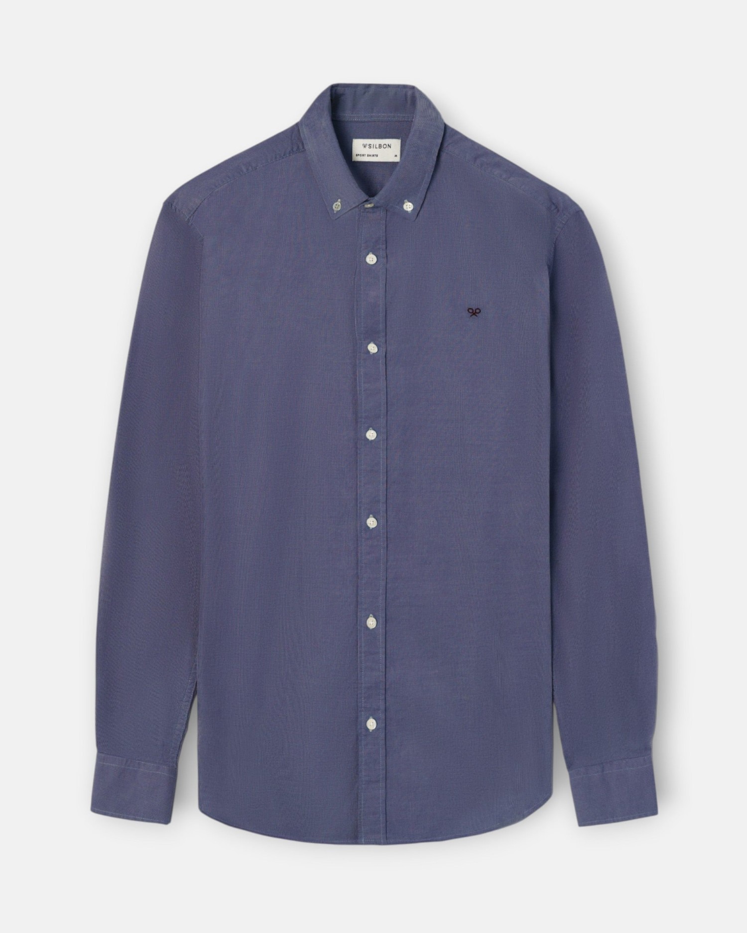 Camisa sport de pana de hombre - Silbon - Índigo Índigo-1