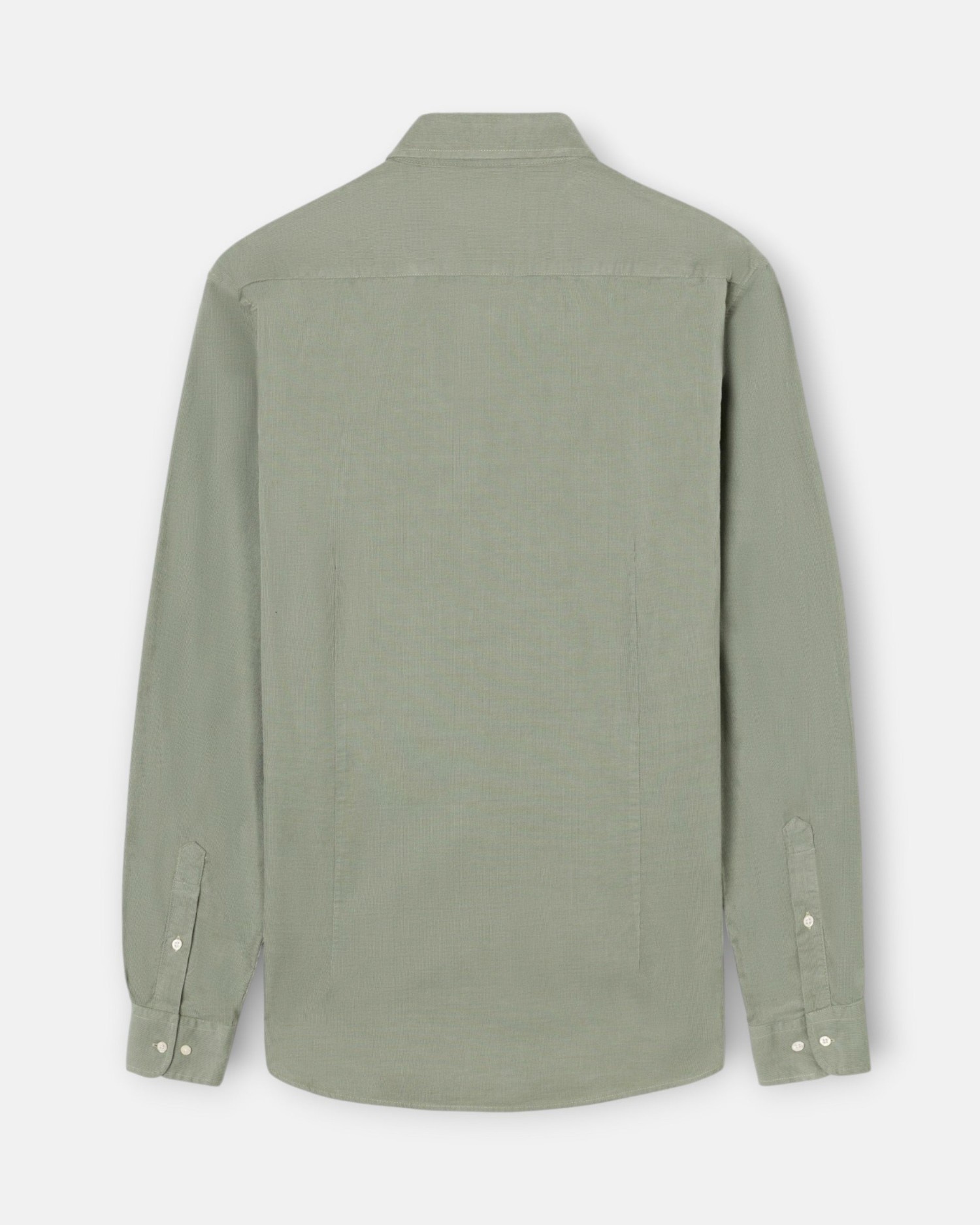 Camisa sport de pana de hombre - Silbon - Verde claro Verde claro-3