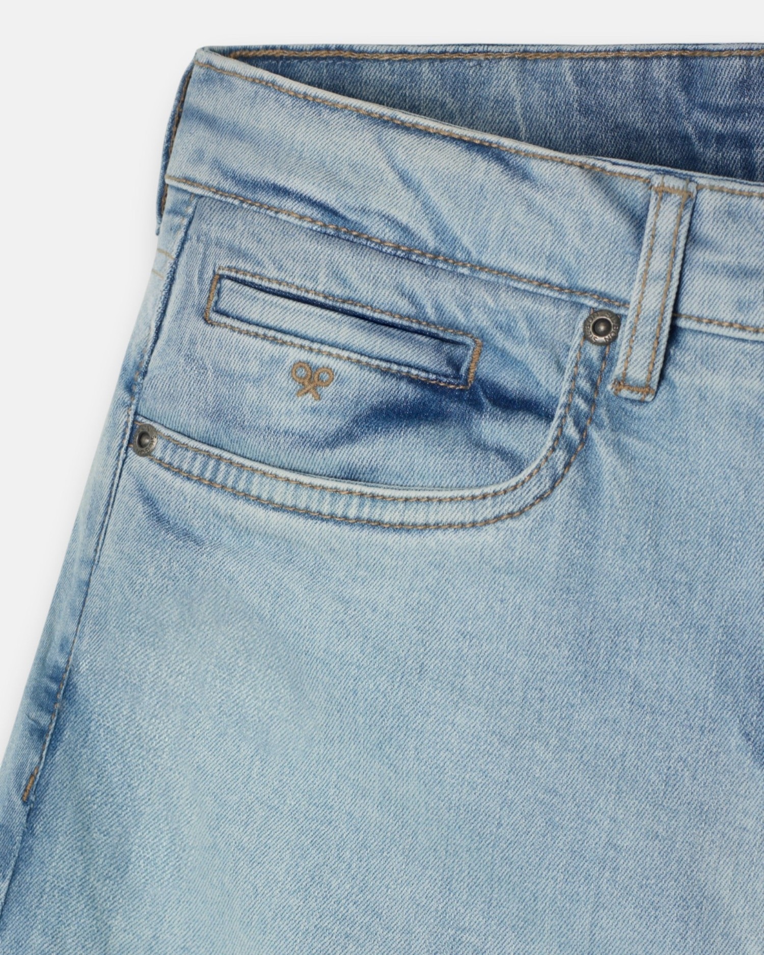 Pantalón de hombre sport denim - Silbon - Azul claro Azul claro-4