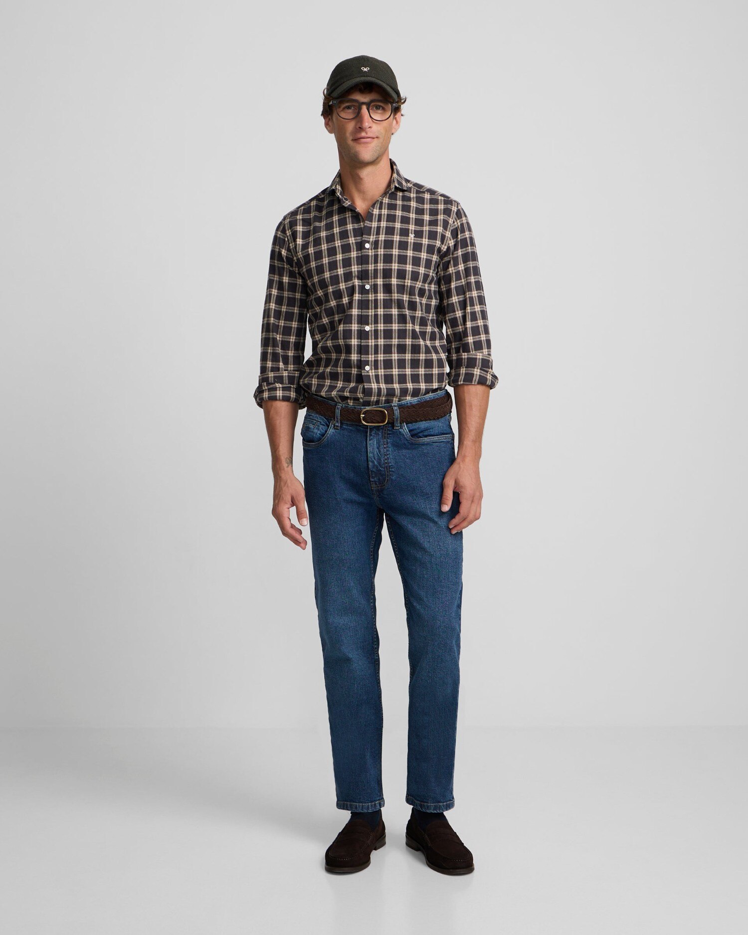 Imagen 0 de Pantalón sport de hombre denim Azul oscuro