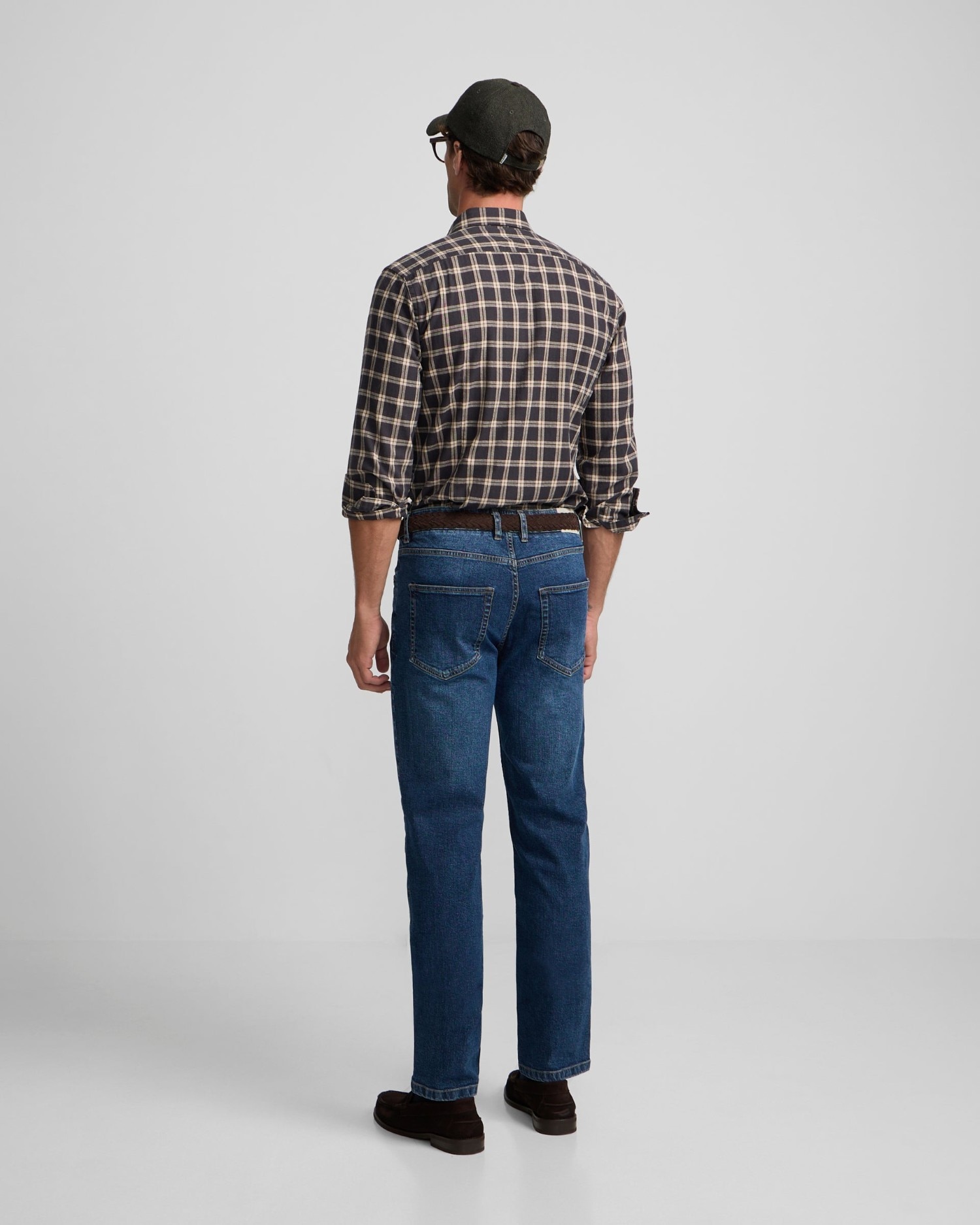 Imagen 2 de Pantalón sport de hombre denim - Silbon - Azul oscuro Azul oscuro