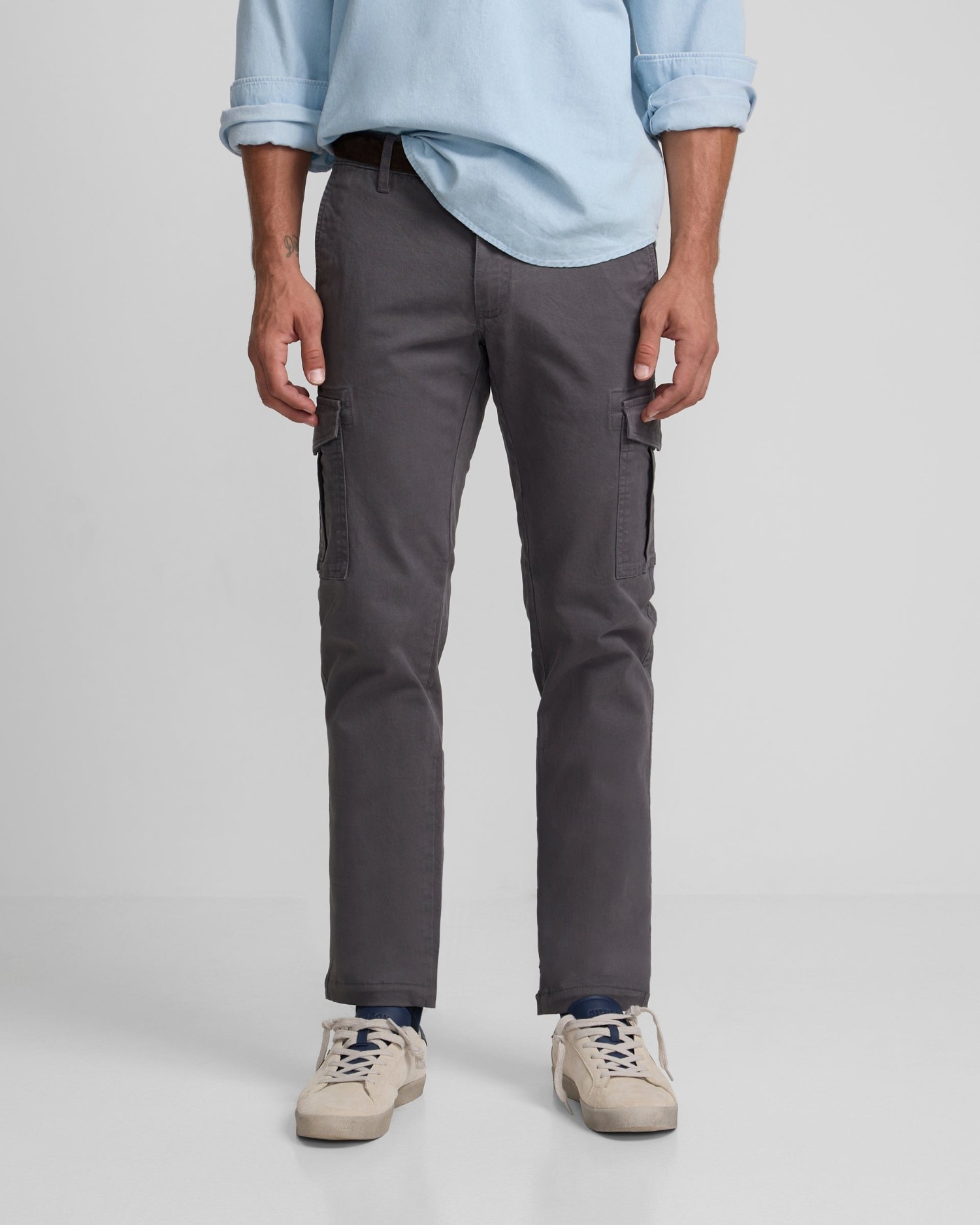 Pantalón de hombre sport cargo - Silbon - Gris marengo Gris marengo-3