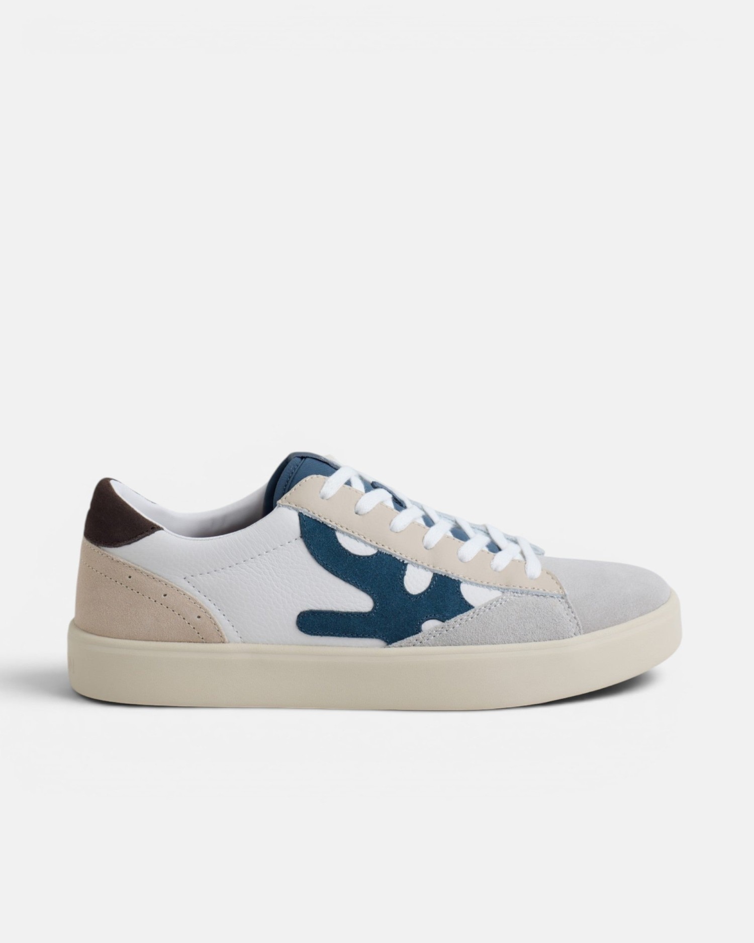 Zapatilla retro classy09 serraje - Silbon - Blanco Blanco-1