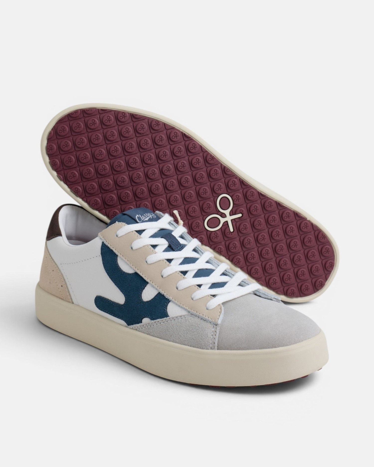 Zapatilla retro classy09 serraje - Silbon - Blanco Blanco-5