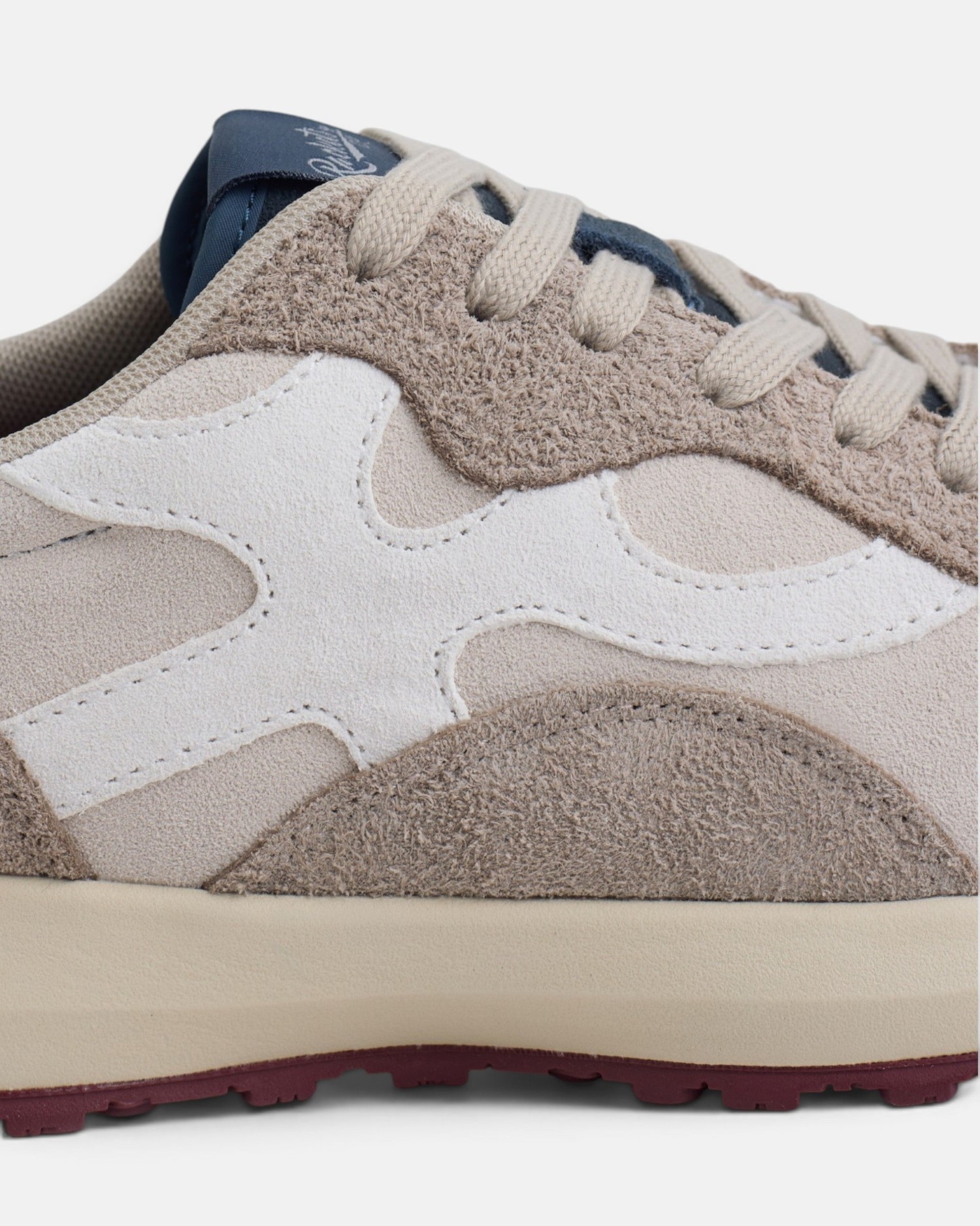 Zapatilla retro rackets09 serraje - Silbon - Marrón Marrón-3