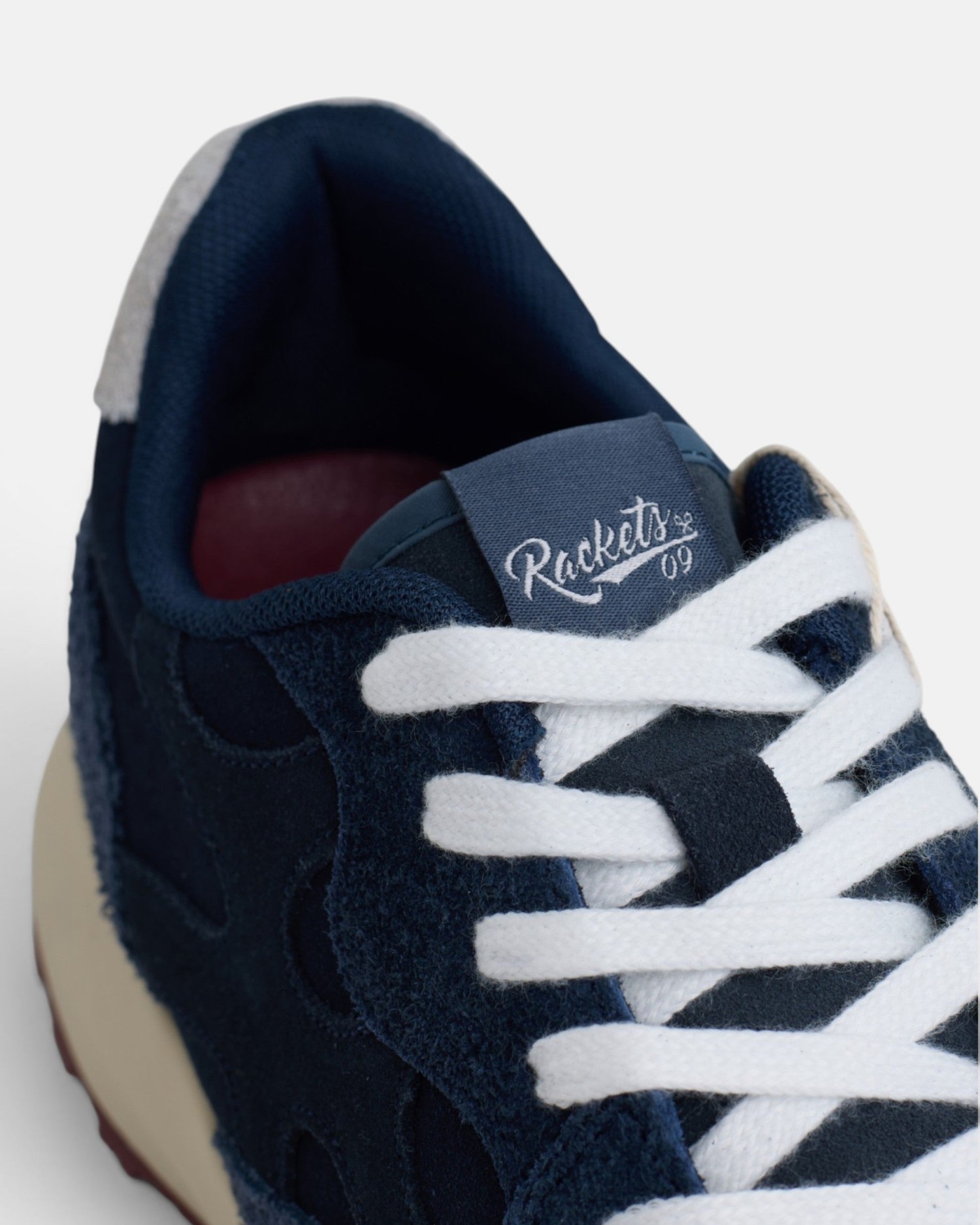 Zapatilla retro rackets09 serraje - Silbon - Azul Azul-4