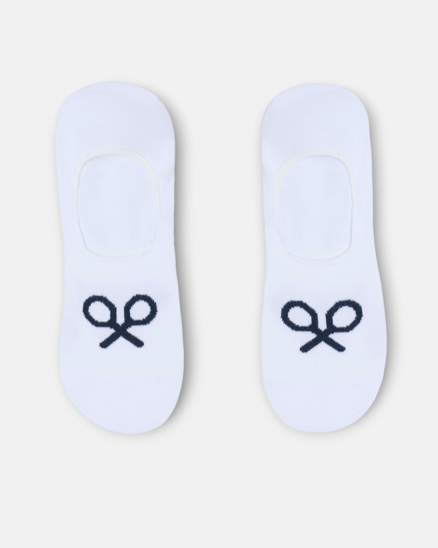 Imagen 0 de Calcetín pinky de hombre silbon raqueta Blanco