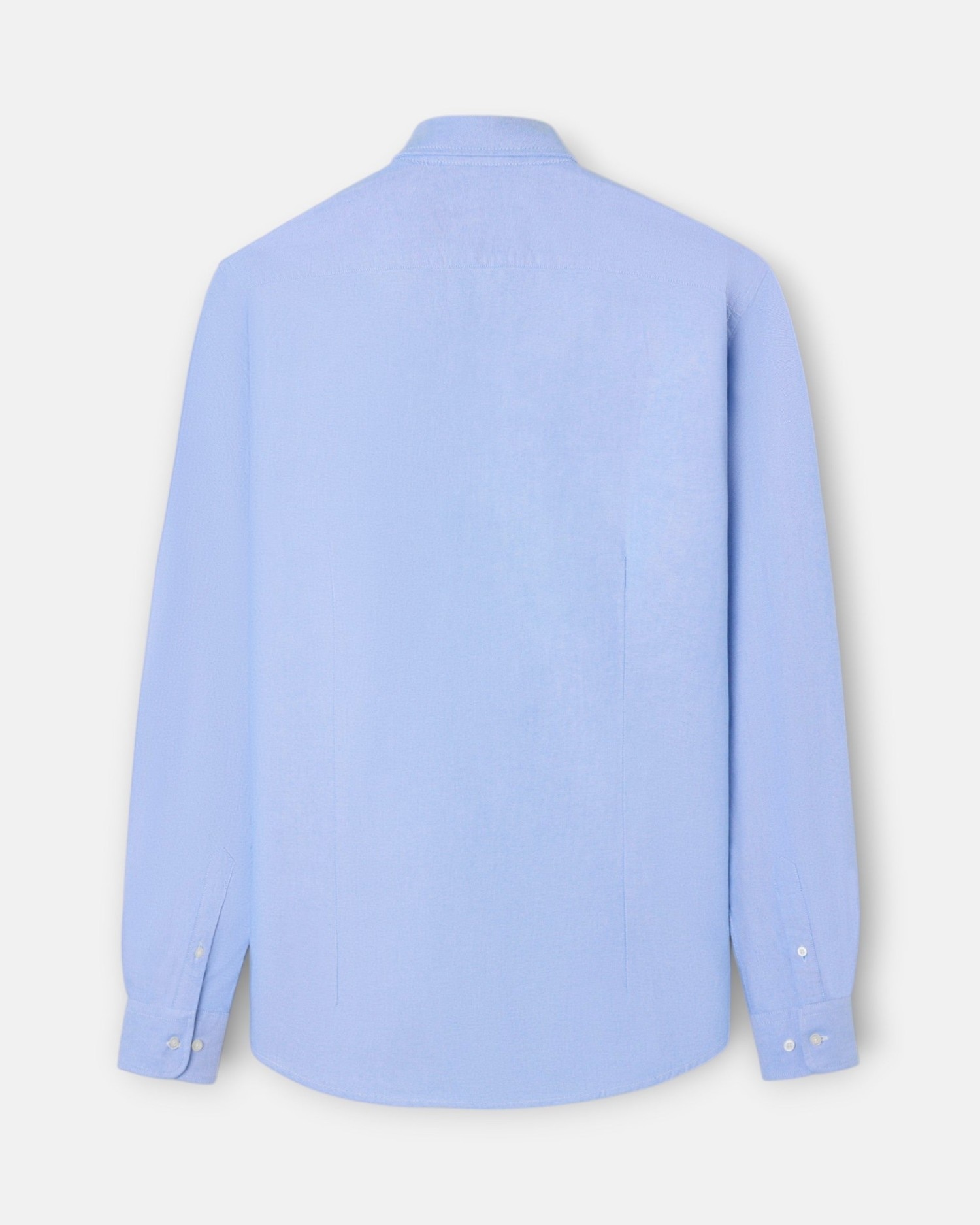 Camisa oxford de hombre con cuello buttondown - Silbon - Azul Azul-4