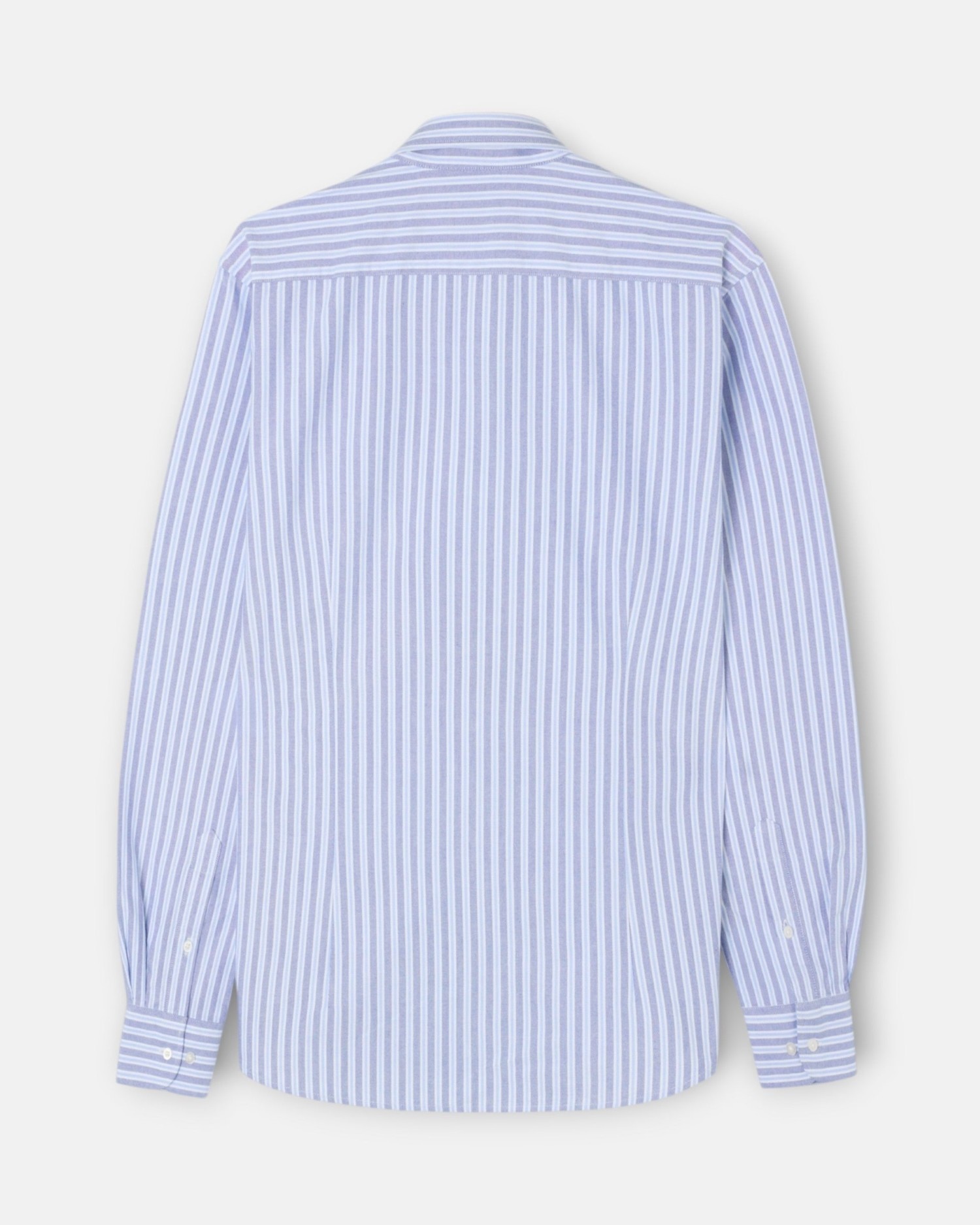 Camisa sport de hombre oxford raya bicolor - Silbon - Azul marino Azul marino-2