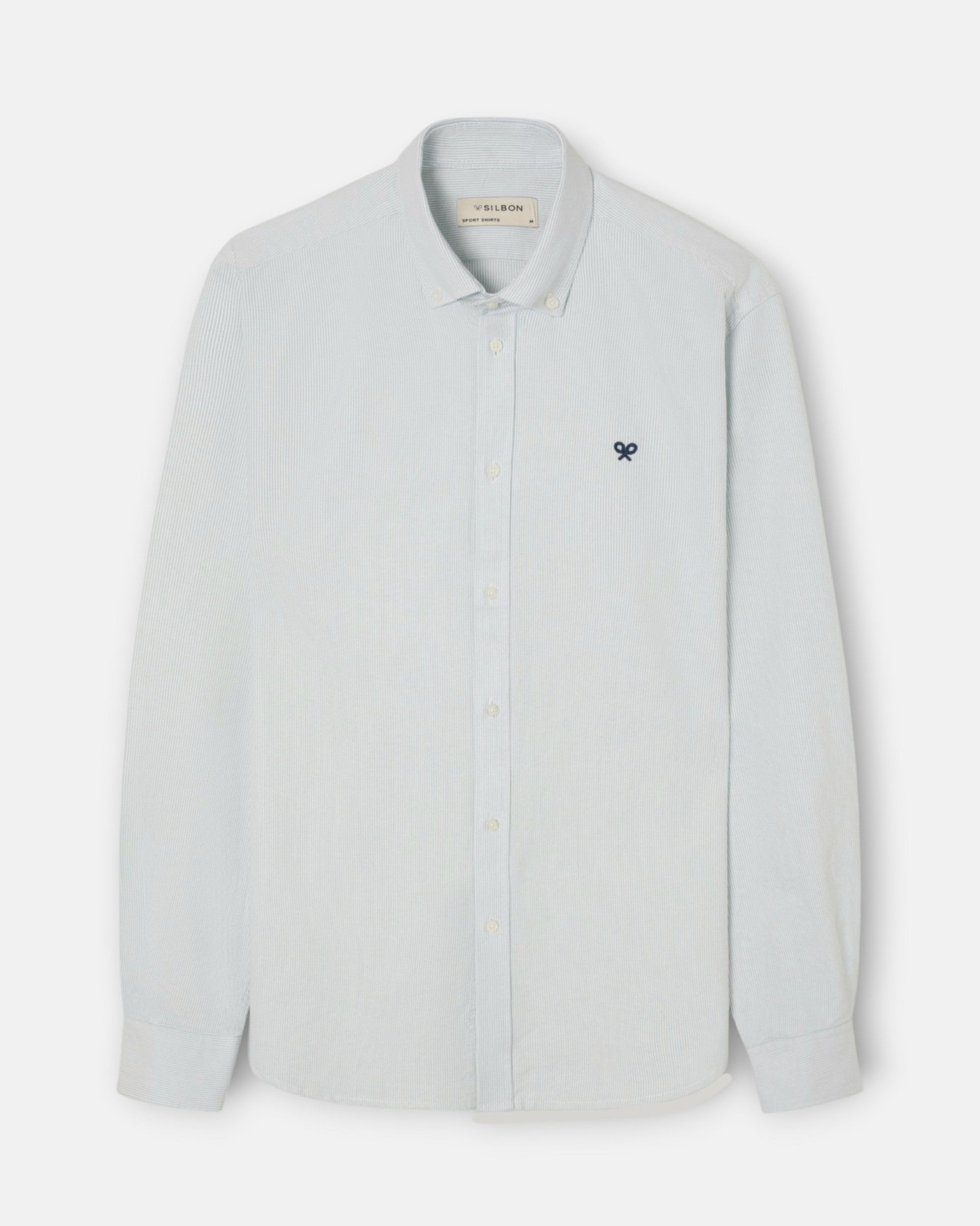 Imagen 0 de Camisa sport de hombre oxford mil rayas Verde