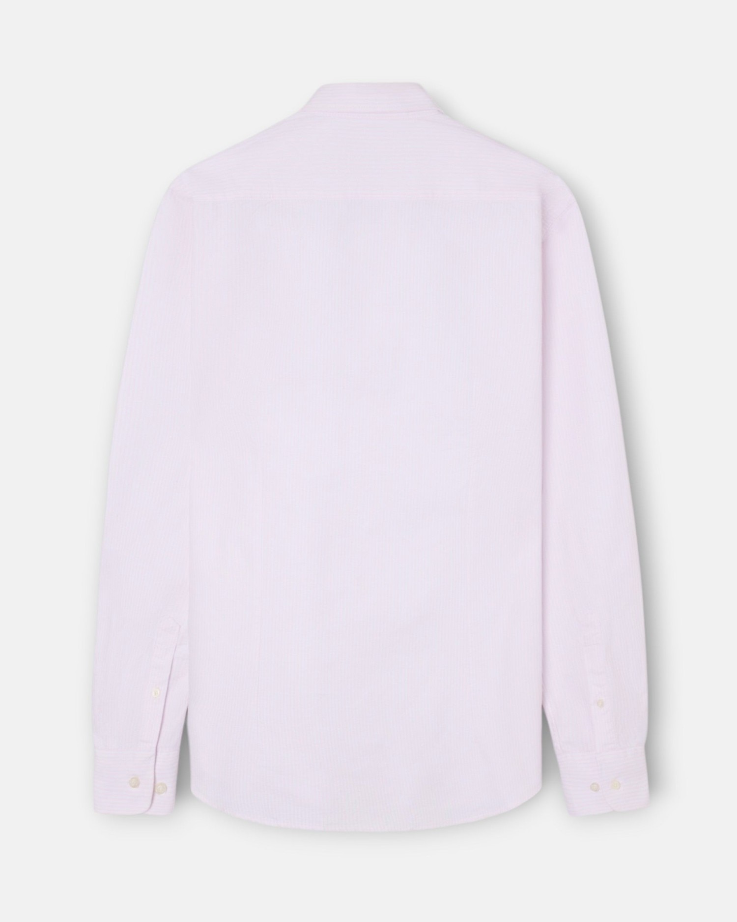 Camisa sport de hombre oxford rayas - Silbon - Rosa Rosa-2