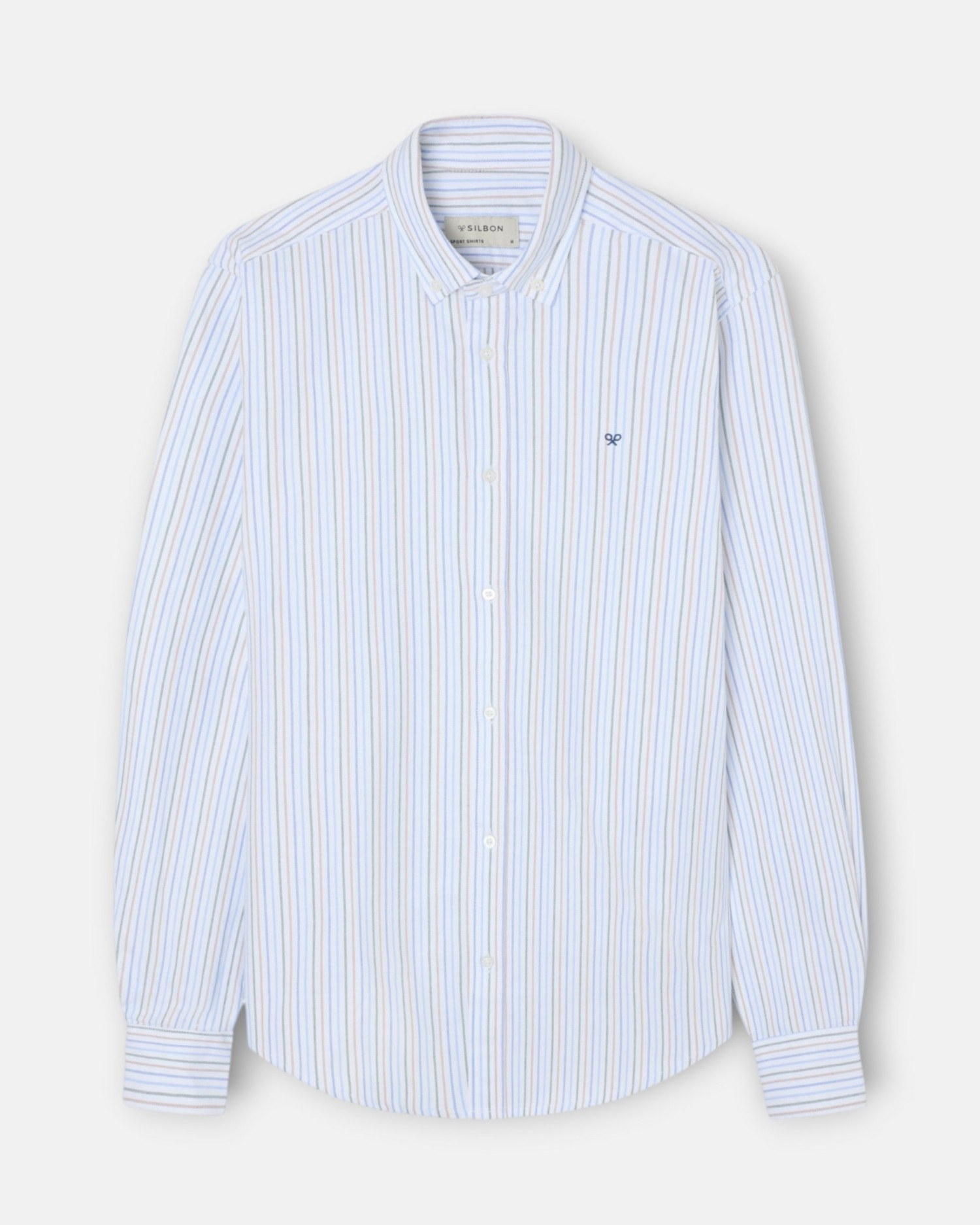 Camisa sport de hombre oxford - Silbon - Multicolor Multicolor-1