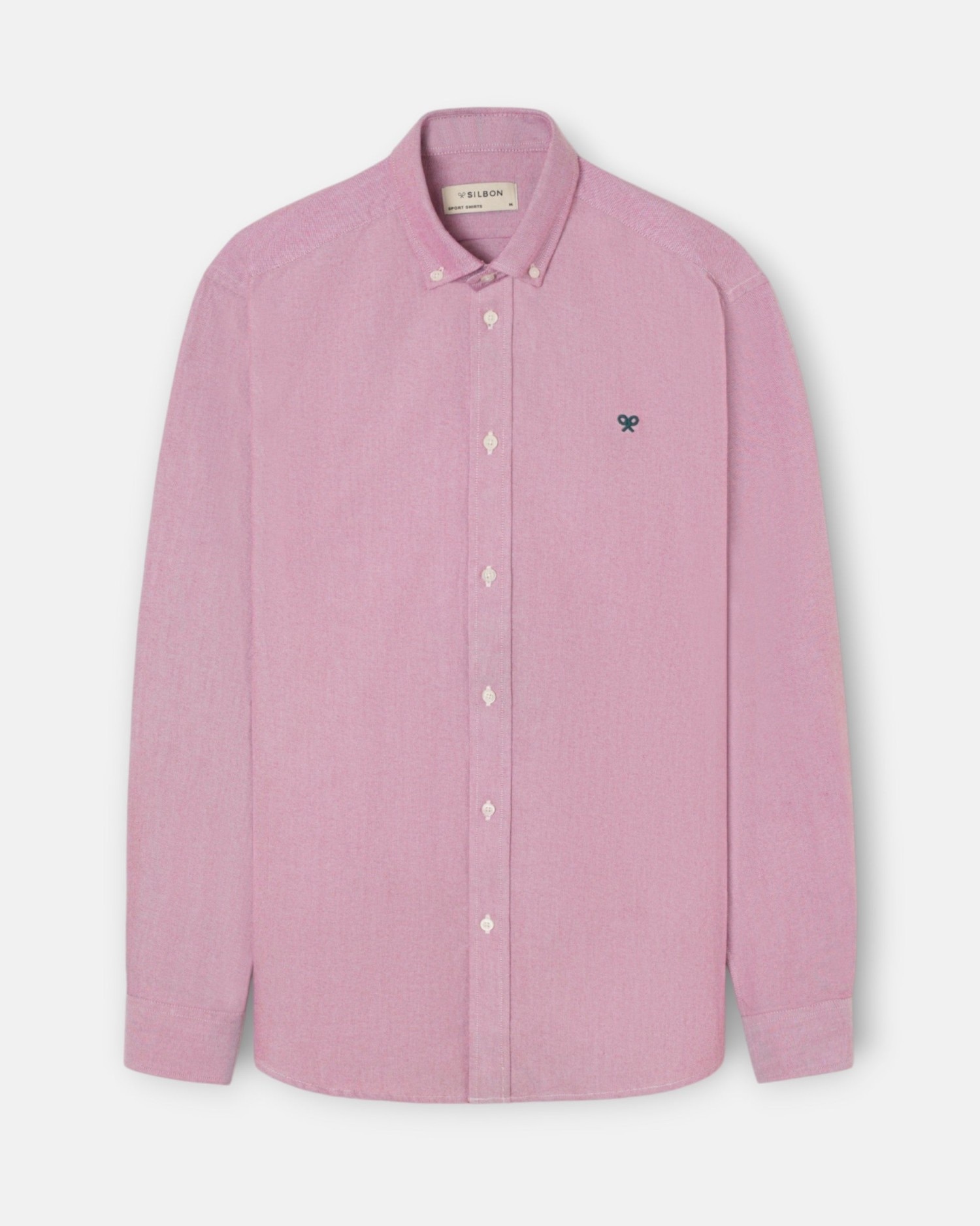 Imagen 0 de Camisa sport de hombre oxford Burdeos