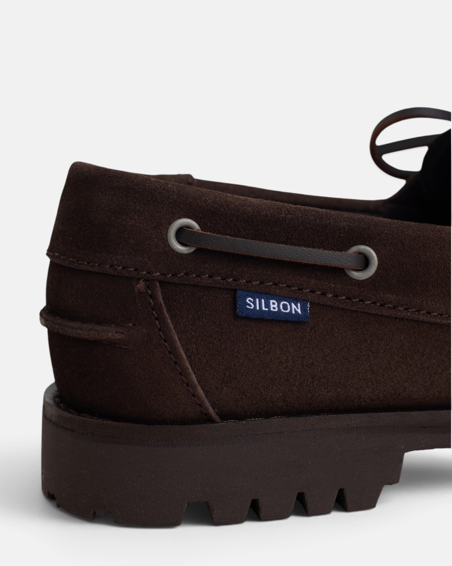 Náutico serraje cordones - Silbon - Marrón oscuro Marrón oscuro-4