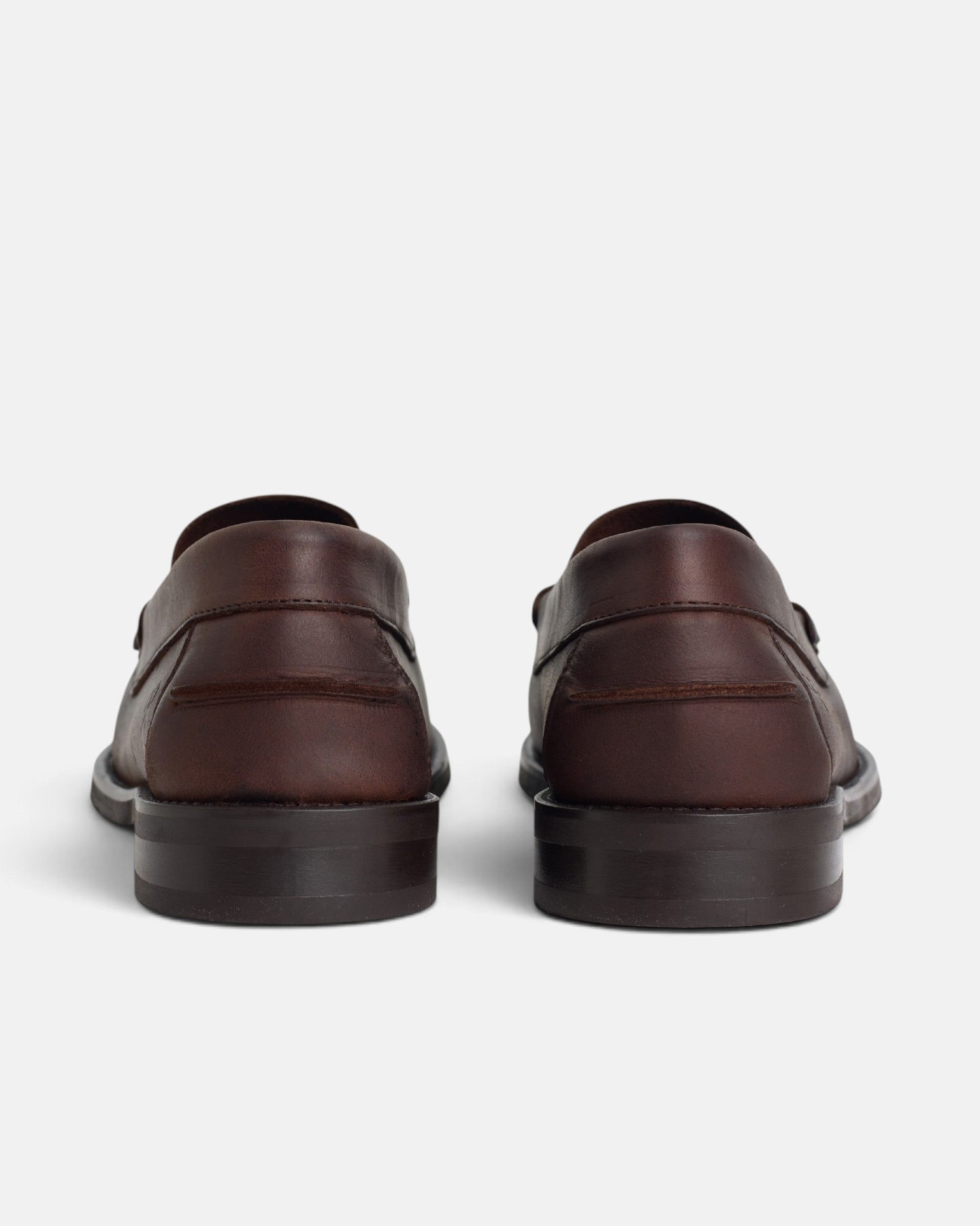 Mocasín antifaz piel - Silbon - Marrón oscuro Marrón oscuro-4