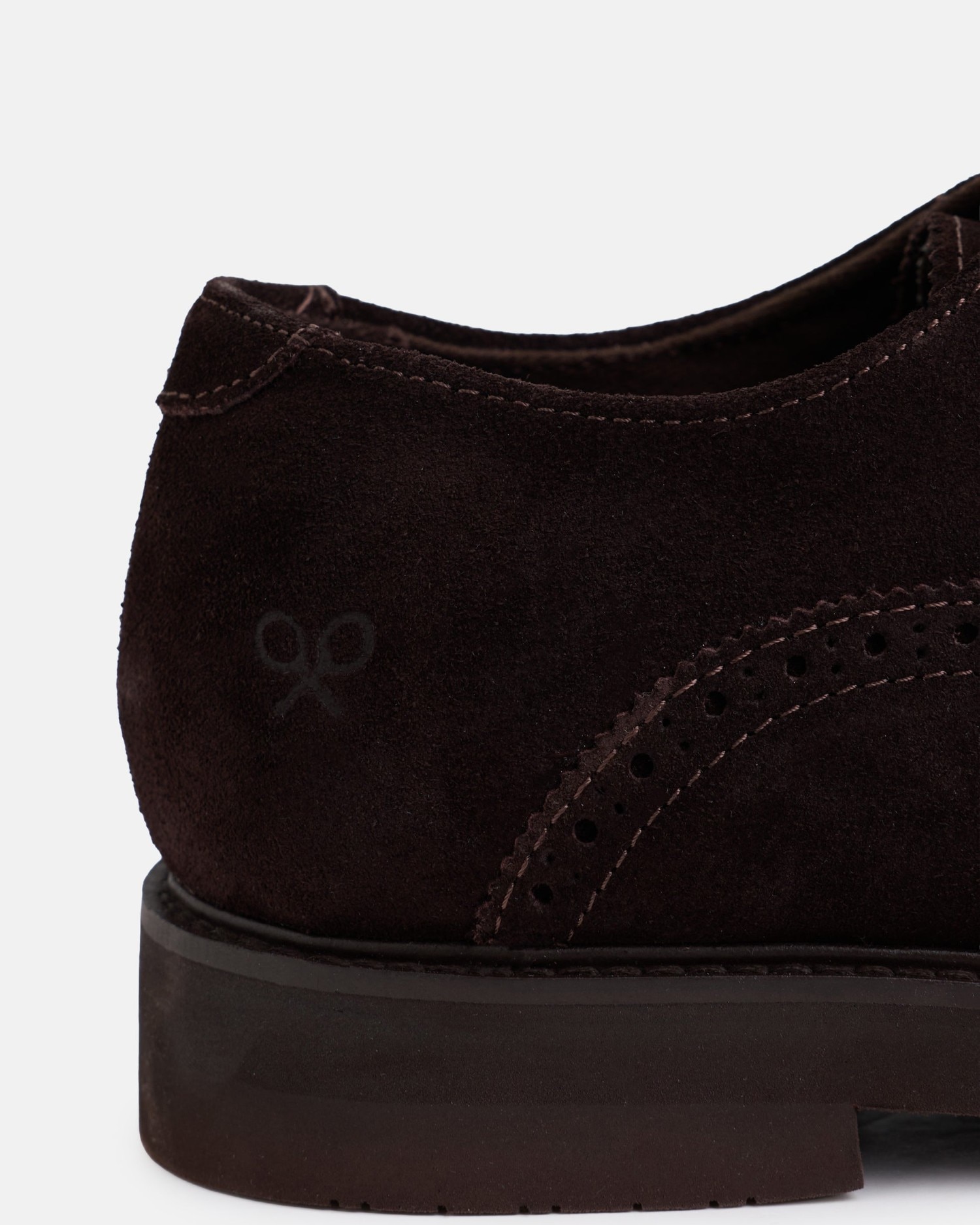 Imagen 3 de Zapato de vestir ante cordones - Silbon - Marrón Marrón