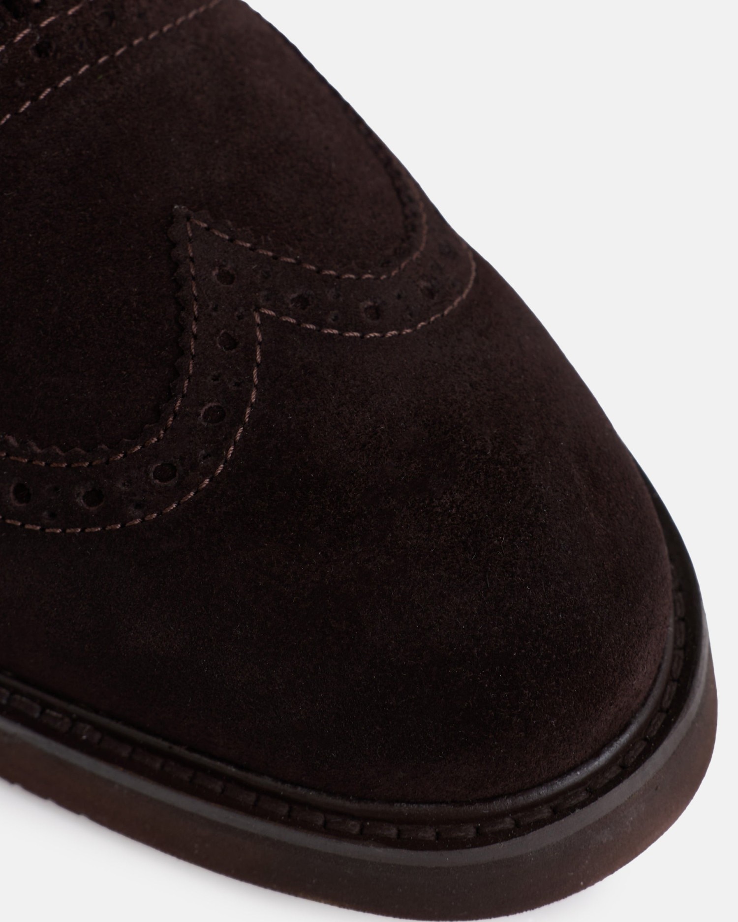 Imagen 5 de Zapato de vestir ante cordones - Silbon - Marrón Marrón