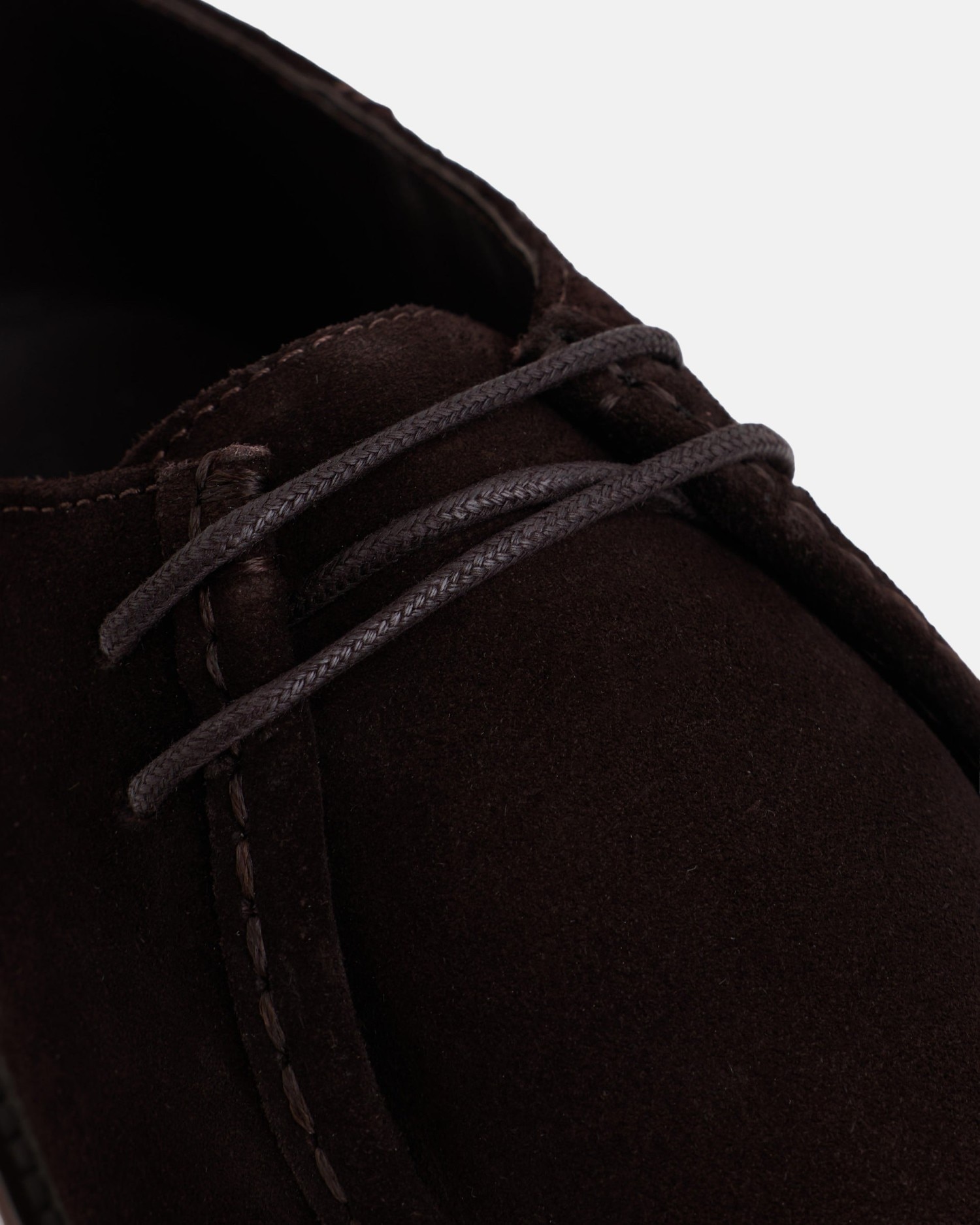 Imagen 2 de Zapato de cordones wallabee serraje - Silbon - Marrón Marrón