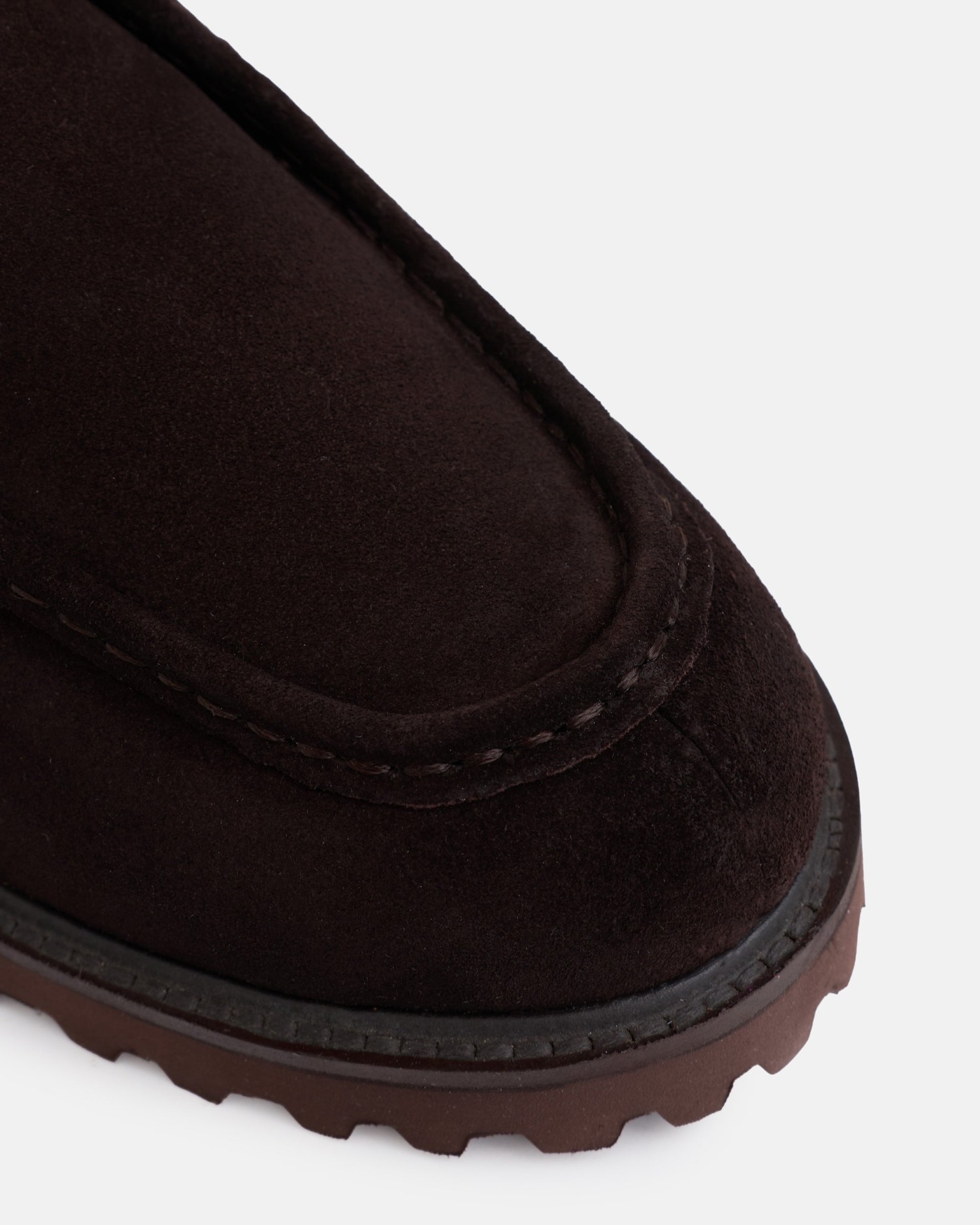 Imagen 4 de Zapato de cordones wallabee serraje - Silbon - Marrón Marrón