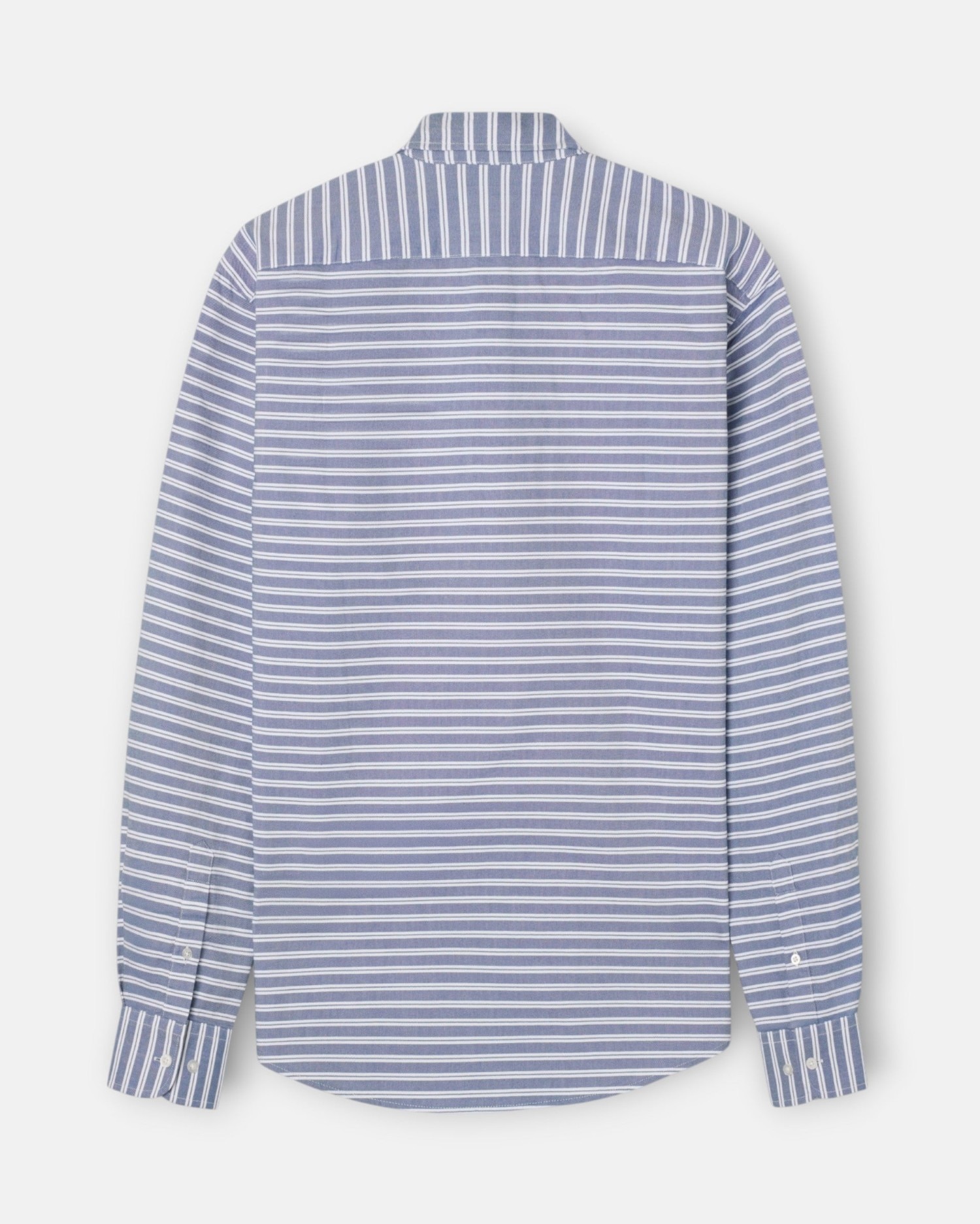 Polera de hombre oxford raya horizontal - Silbon - Azul marino Azul marino-4