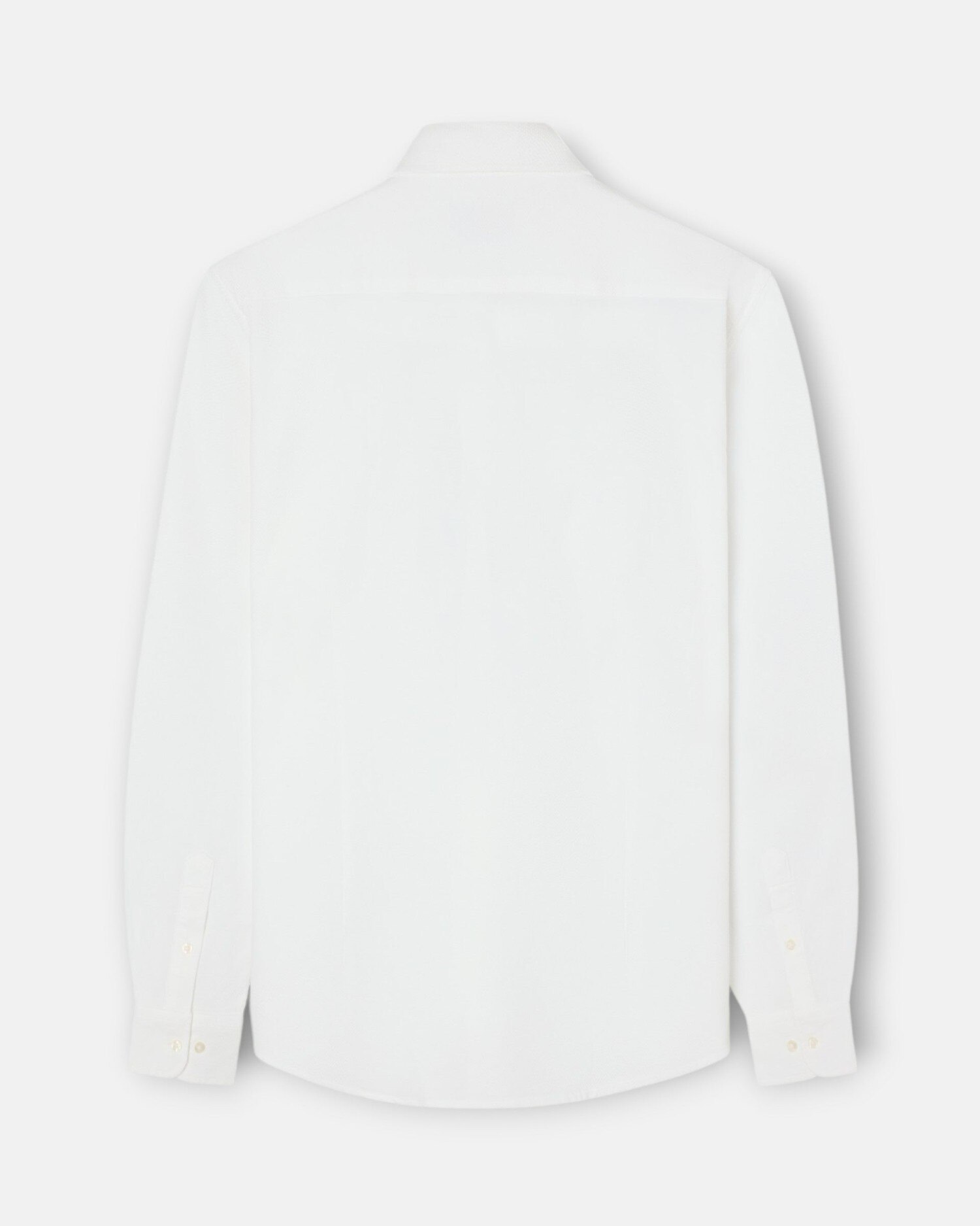 Camisa sport de hombre de estructura slim - Silbon - Blanco Blanco-5