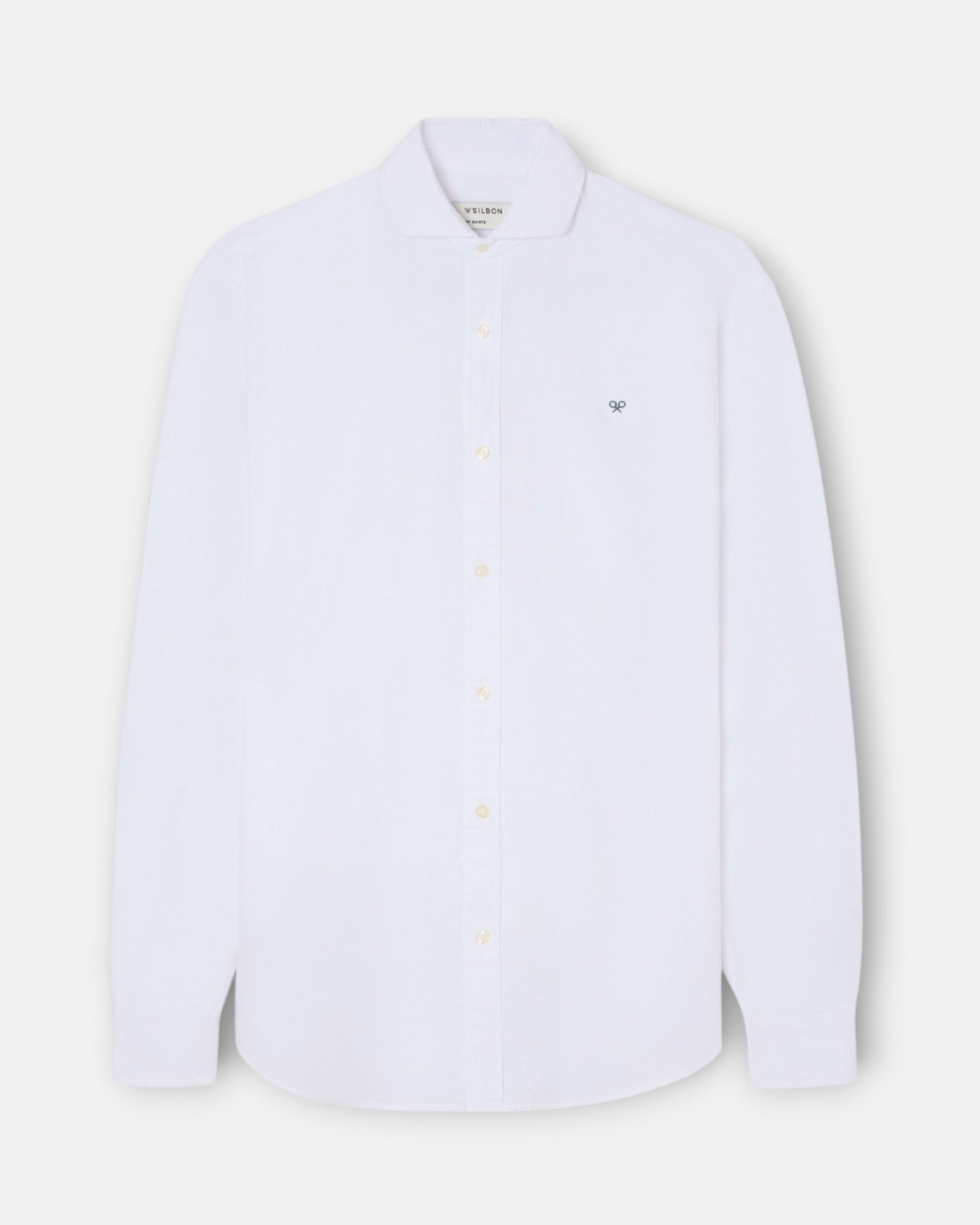 Camisa sport de hombre espiga - Silbon - Blanco Blanco-1