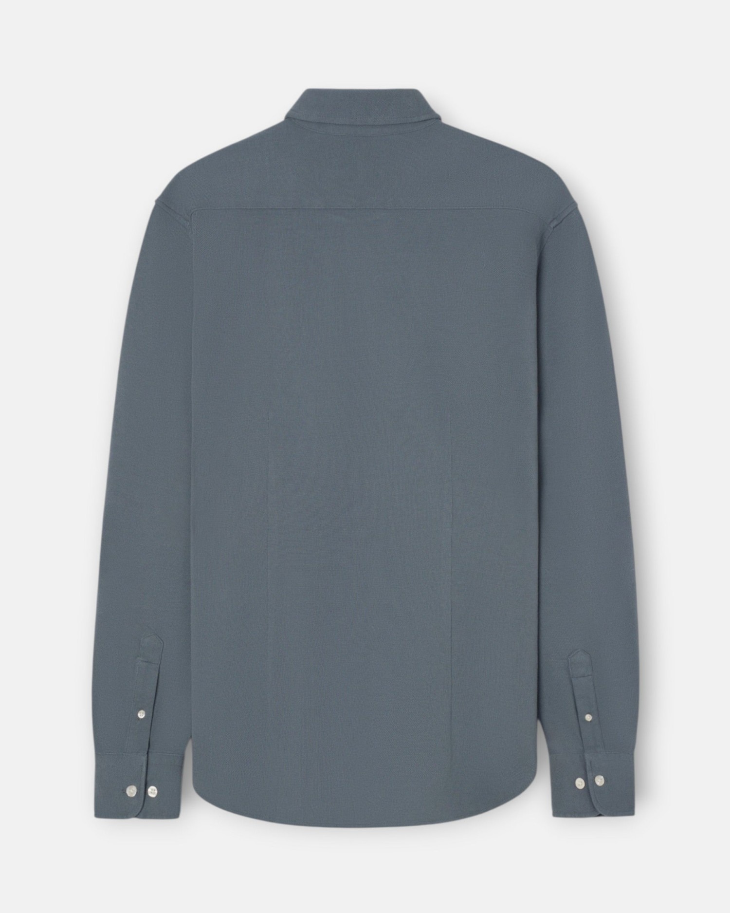 Camisa sport de hombre pique - Silbon - Azul grisáceo Azul grisáceo-2