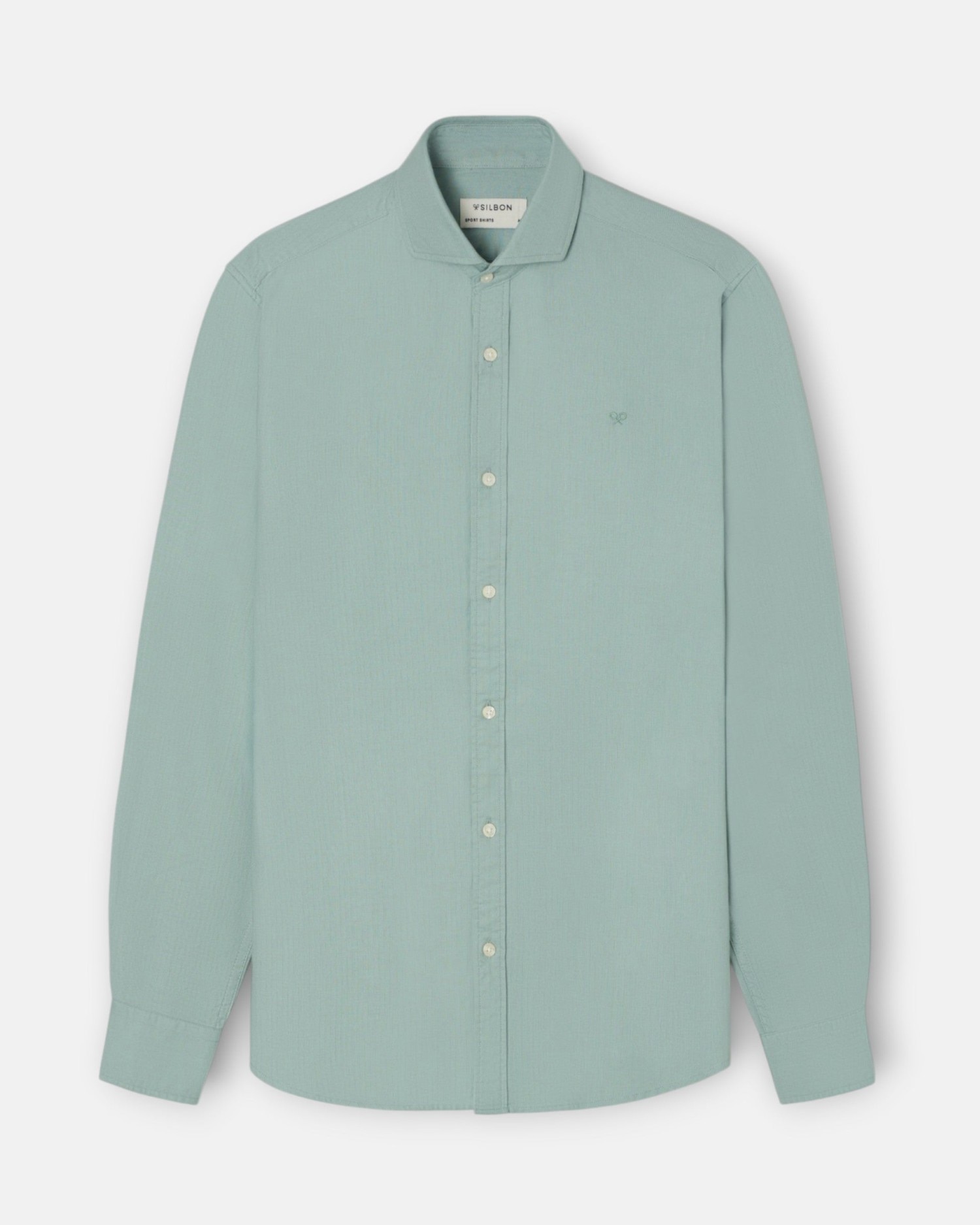 Camisa sport de hombre espiga - Silbon - Verde Verde-1