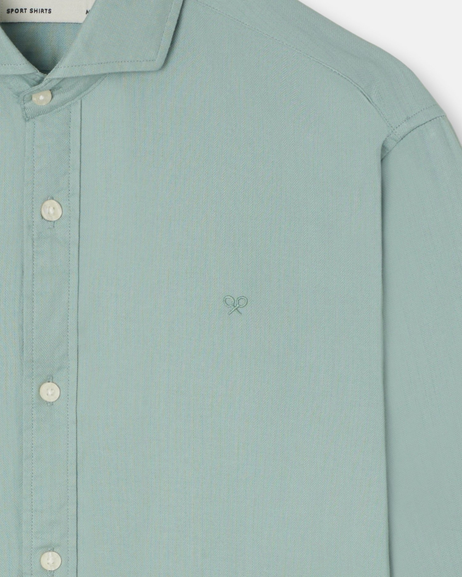 Camisa sport de hombre espiga - Silbon - Verde Verde-3