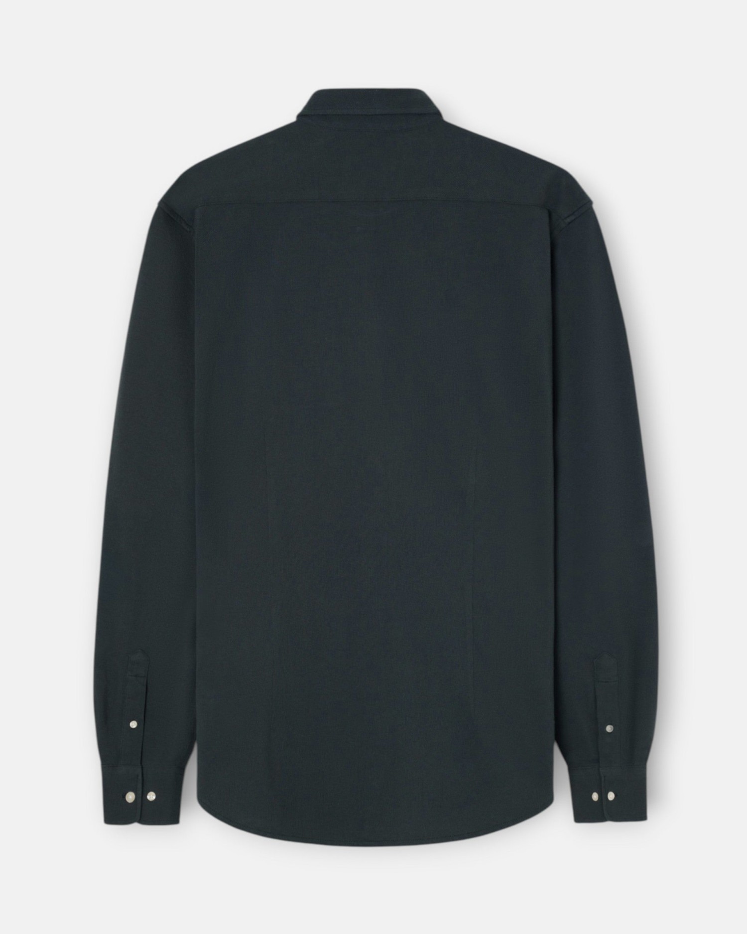 Camisa sport de hombre pique - Silbon - Verde oscuro Verde oscuro-2