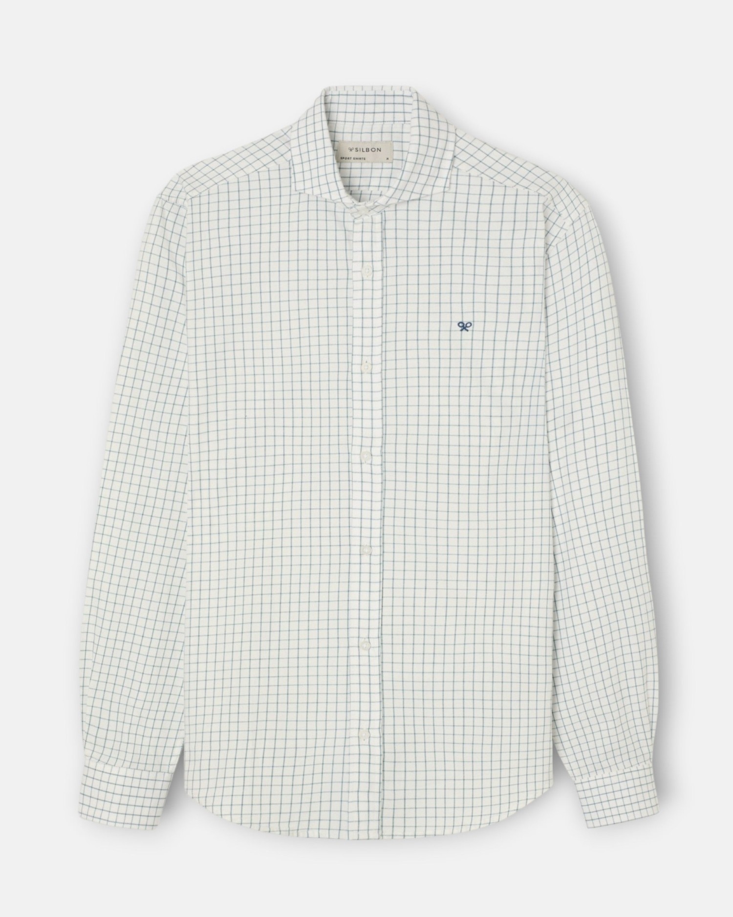 Imagen 4 de Camisa sport de hombre warm de cuadros - Silbon - Verde Verde
