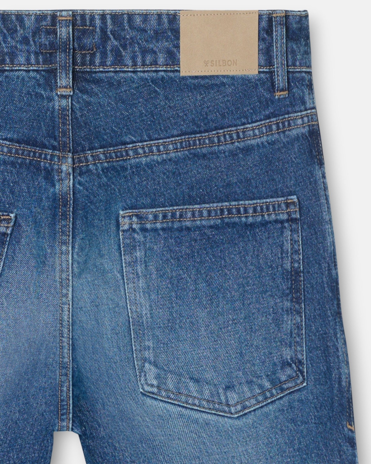 Pantalón de hombre jeans style - Silbon - Azul Azul-4