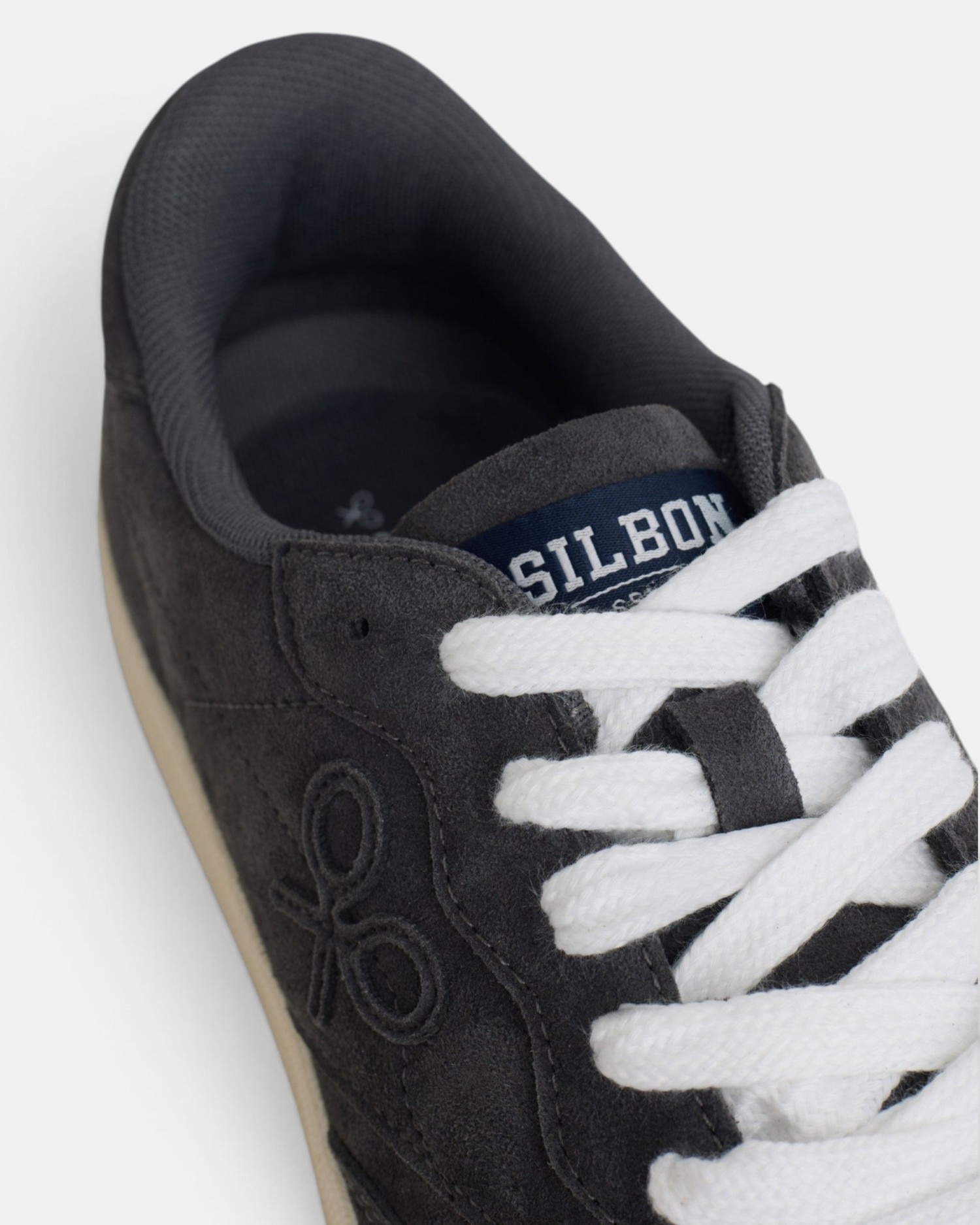 Zapatilla retro serraje casual - Silbon - Azul marino Azul marino-3