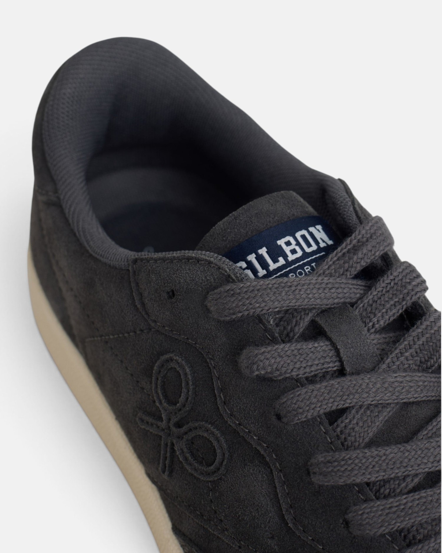 Zapatilla retro serraje casual - Silbon - Azul marino Azul marino-4