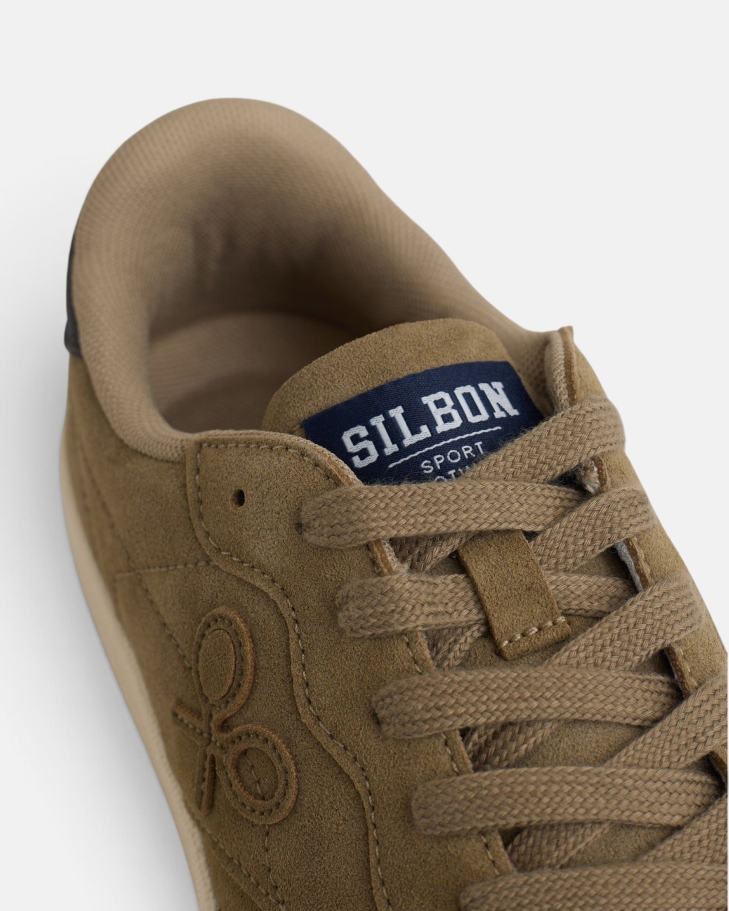 Zapatilla retro serraje casual - Silbon - Verde Verde-3