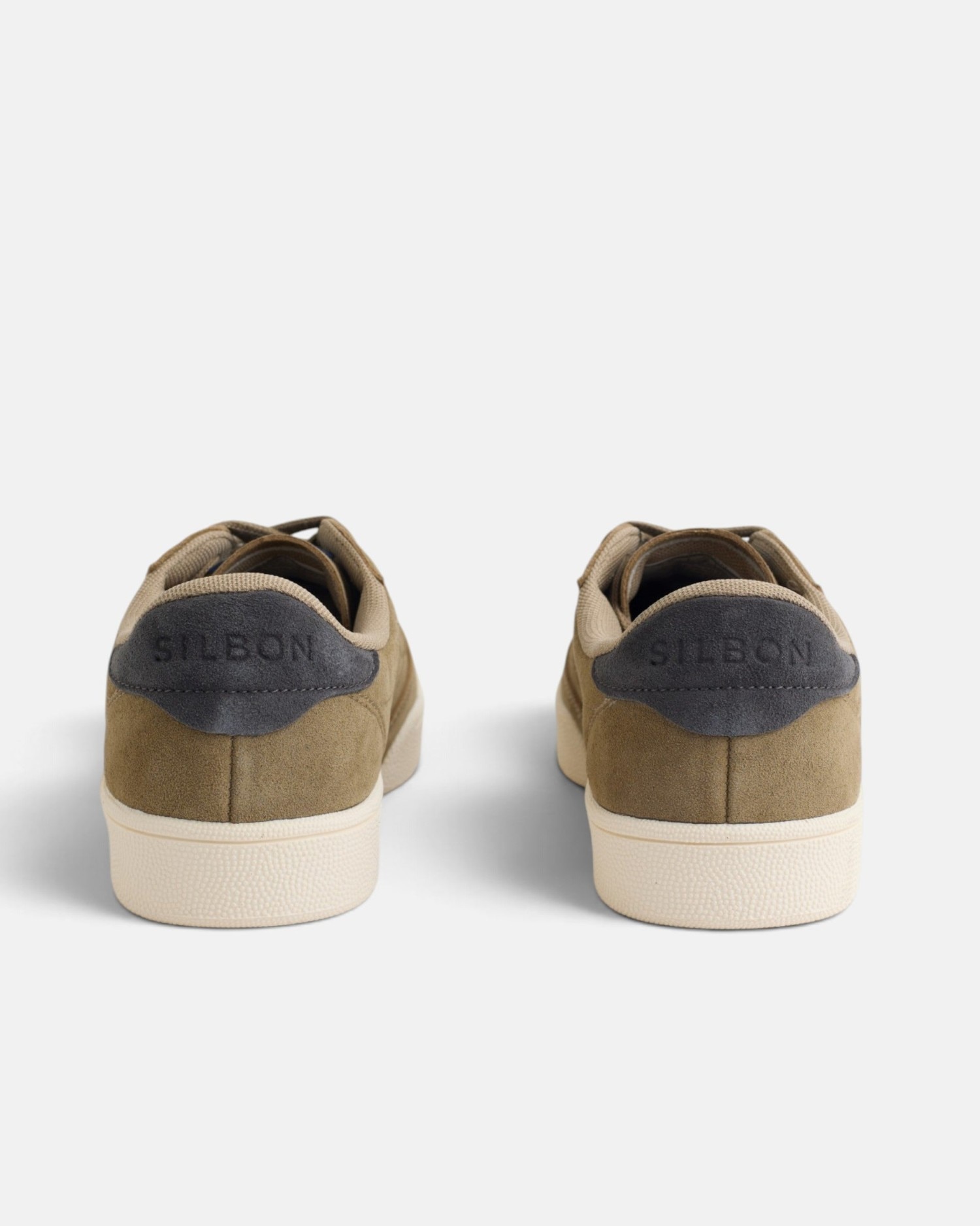 Zapatilla retro serraje casual - Silbon - Verde Verde-5