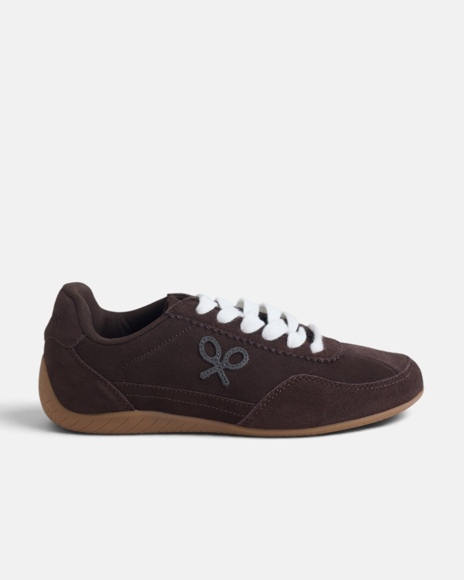 Zapatilla retro serraje flexible - Silbon - Marrón Marrón-2