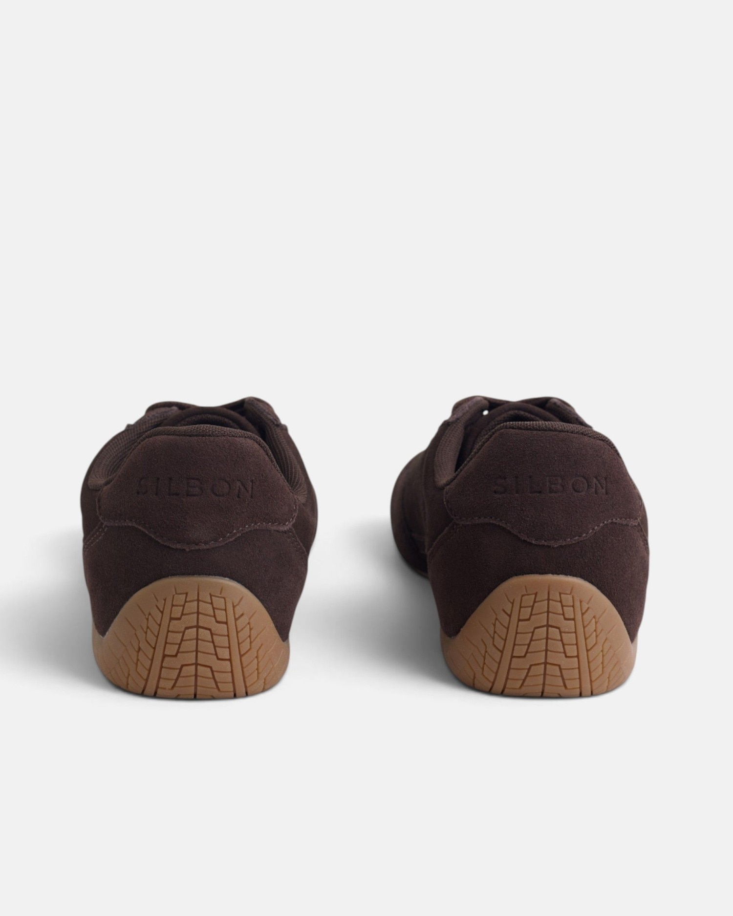 Zapatilla retro serraje flexible - Silbon - Marrón Marrón-5