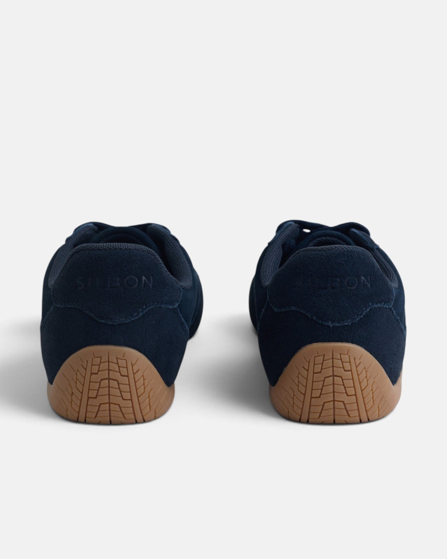 Zapatilla retro serraje - Silbon - Azul marino Azul marino-4
