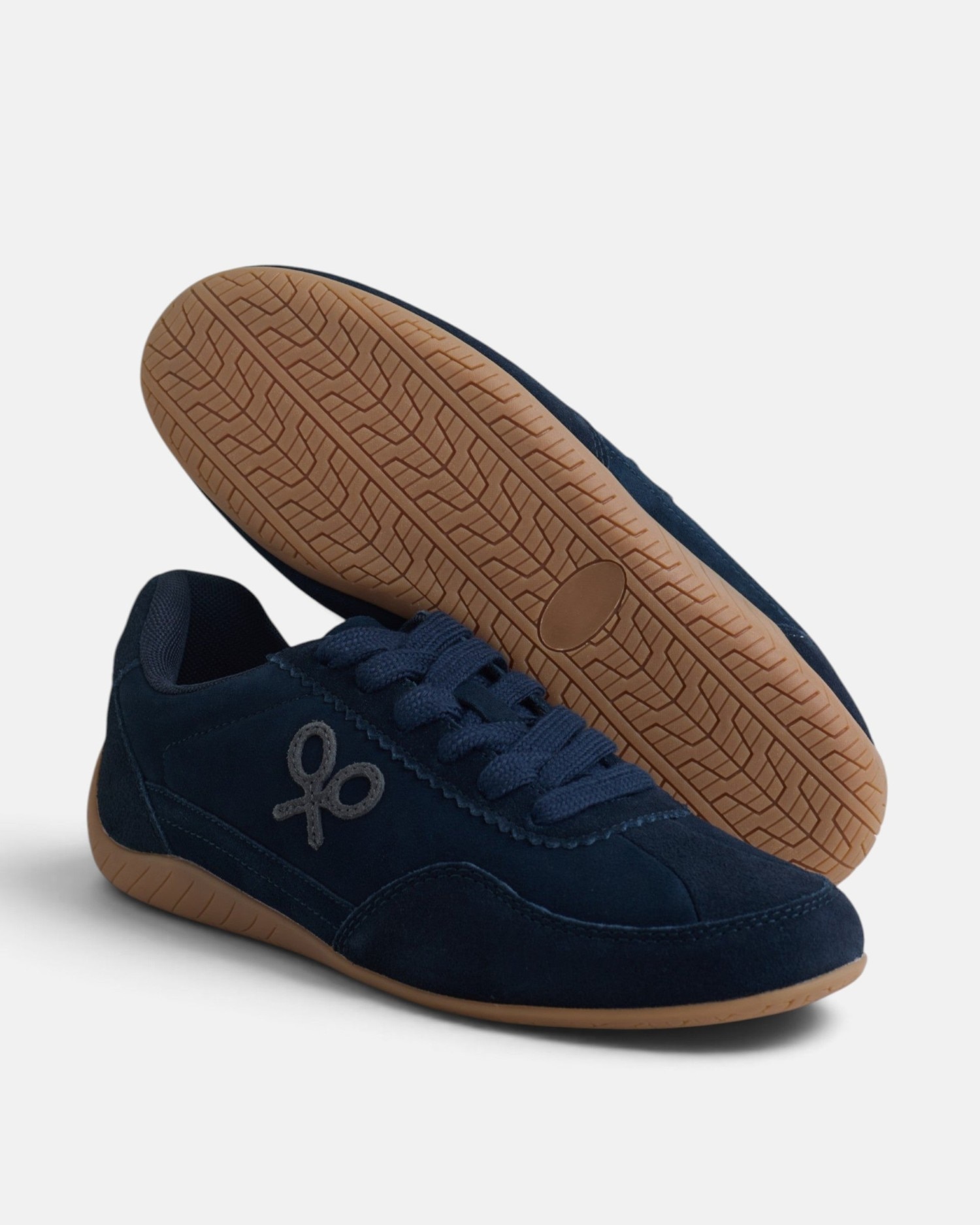 Zapatilla retro serraje - Silbon - Azul marino Azul marino-5