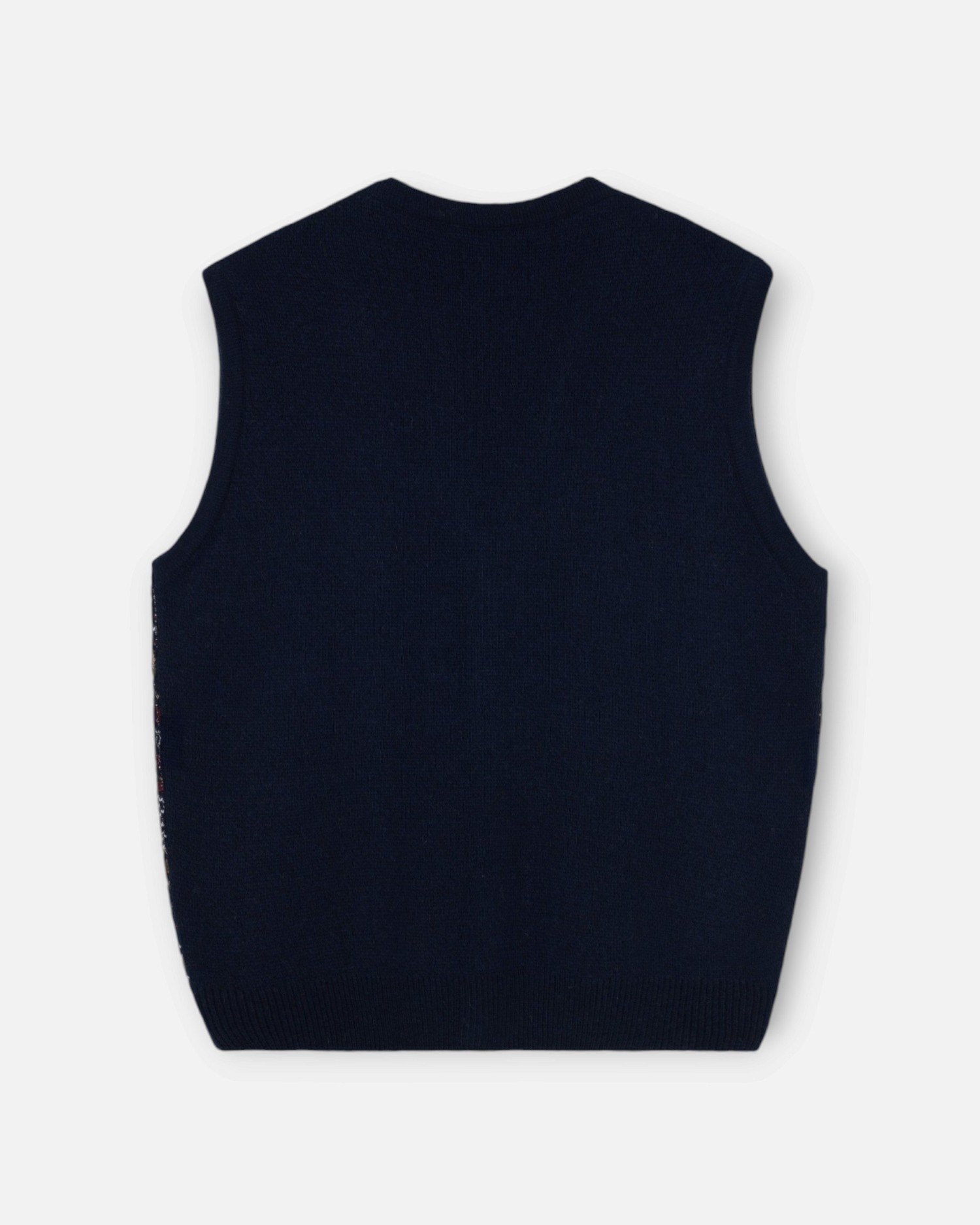 Imagen 4 de Chaleco de punto unique de hombre jacquard - Silbon - Azul marino Azul marino