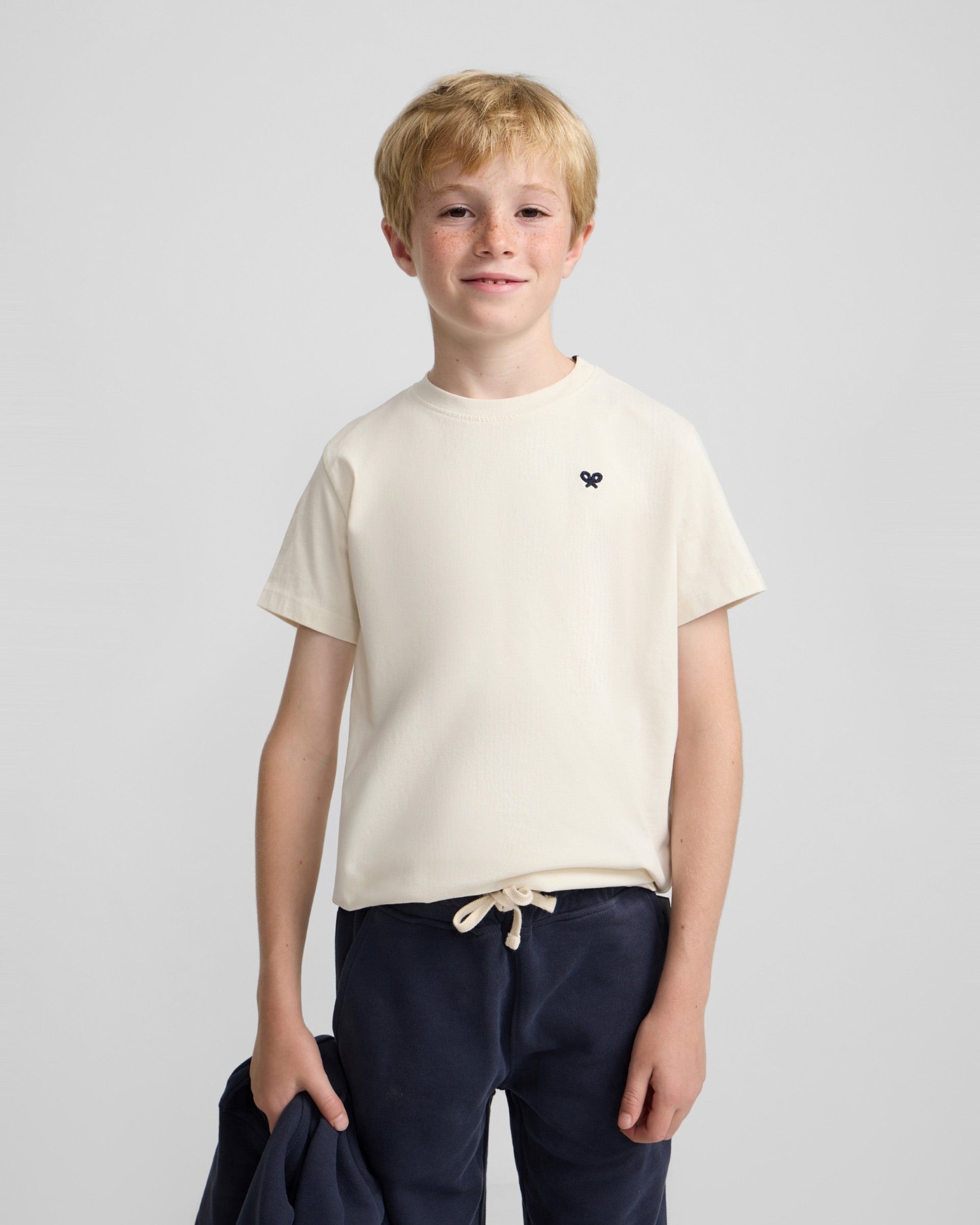 Camiseta de niño little legacy - Silbon - Blanco Blanco-1