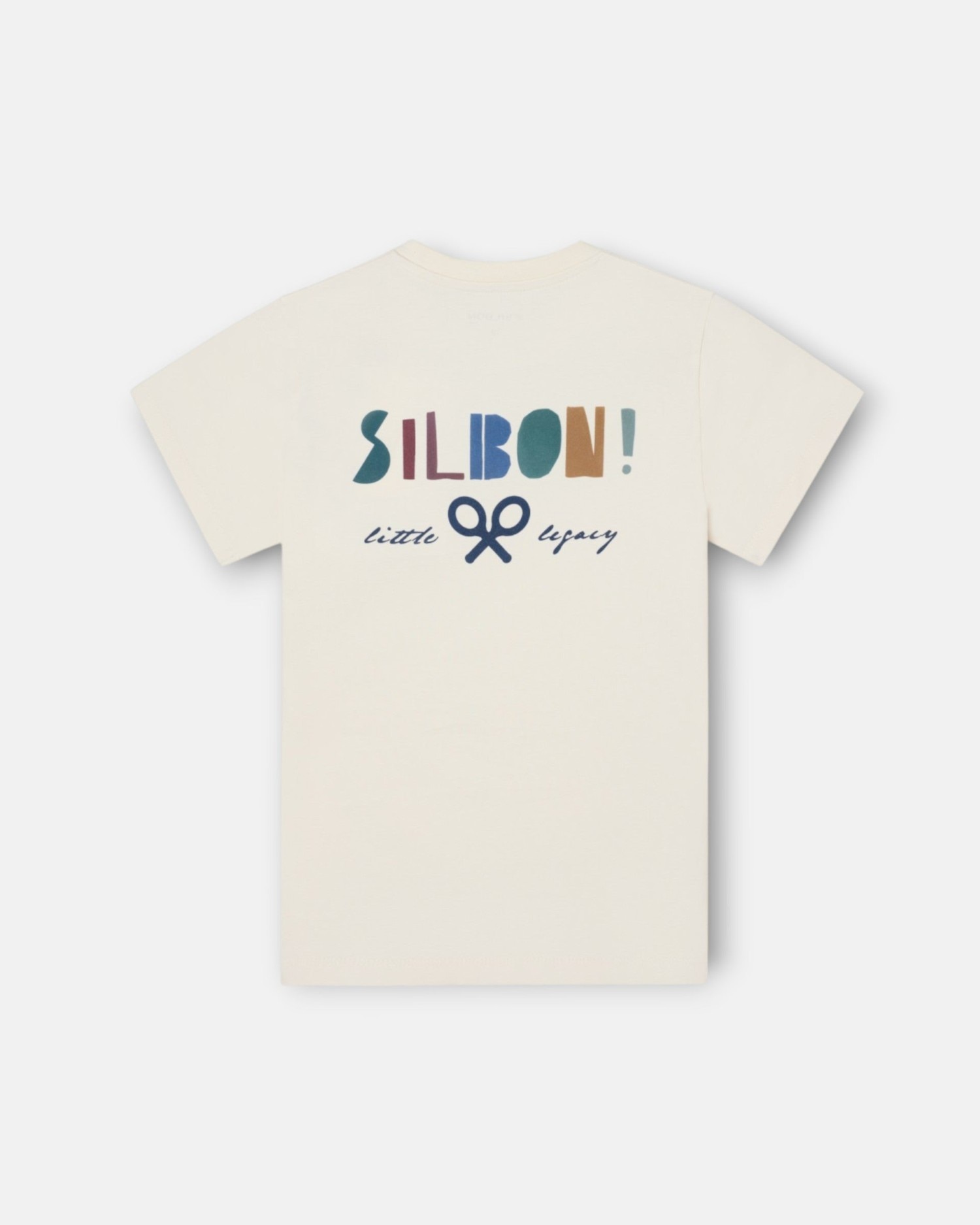 Camiseta de niño little legacy - Silbon - Blanco Blanco-4