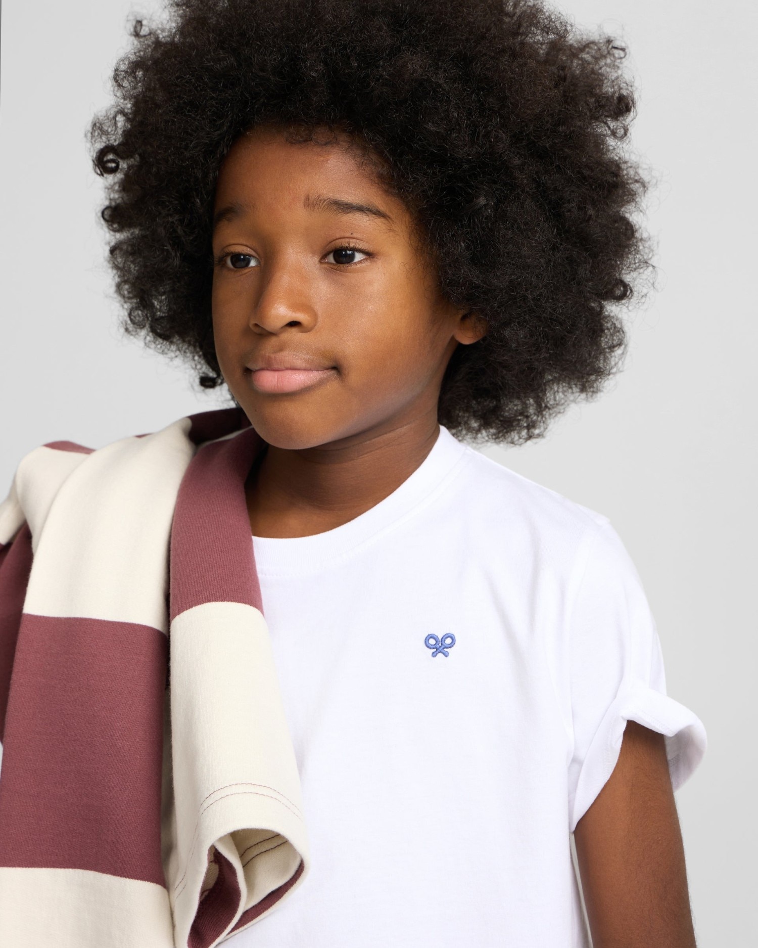 Camiseta de niño play & pizza - Silbon - Blanco Blanco-3